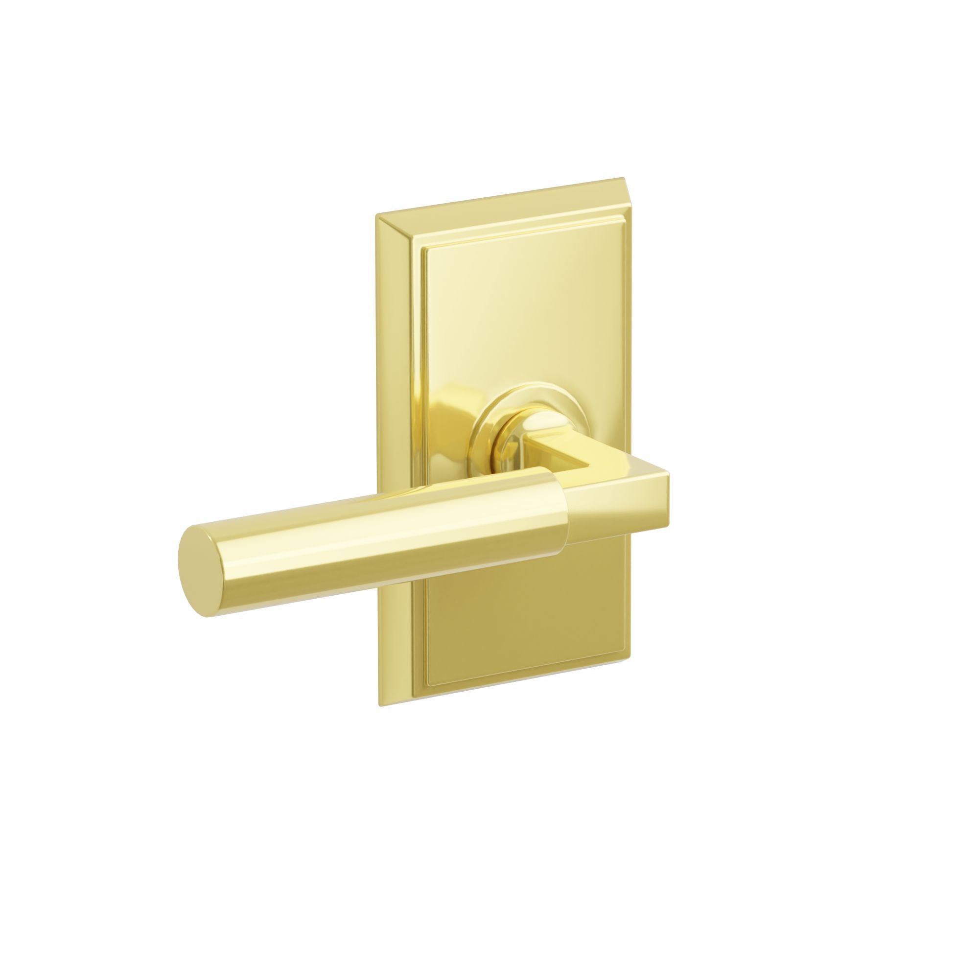 Emtek Geneva Lever Set with Rectangular Rosette