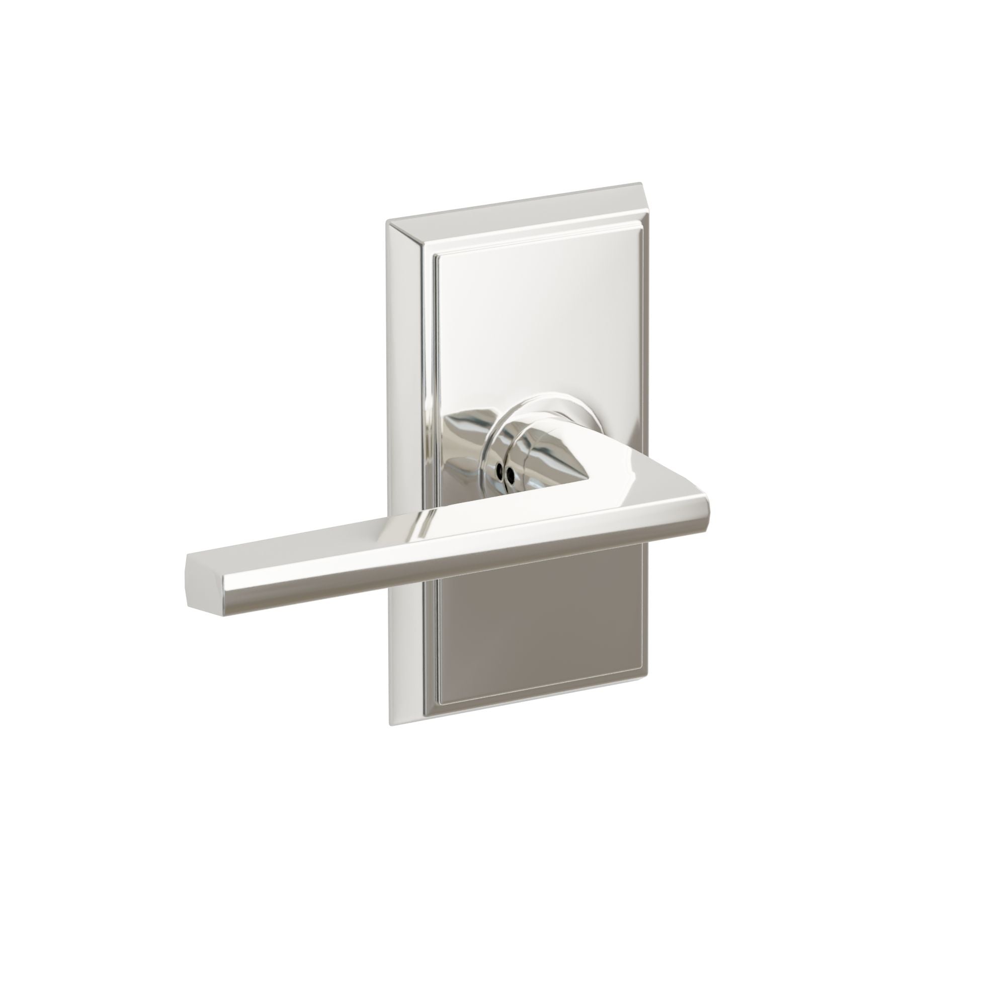 Emtek Hercules Lever Set with Rectangular Rosette