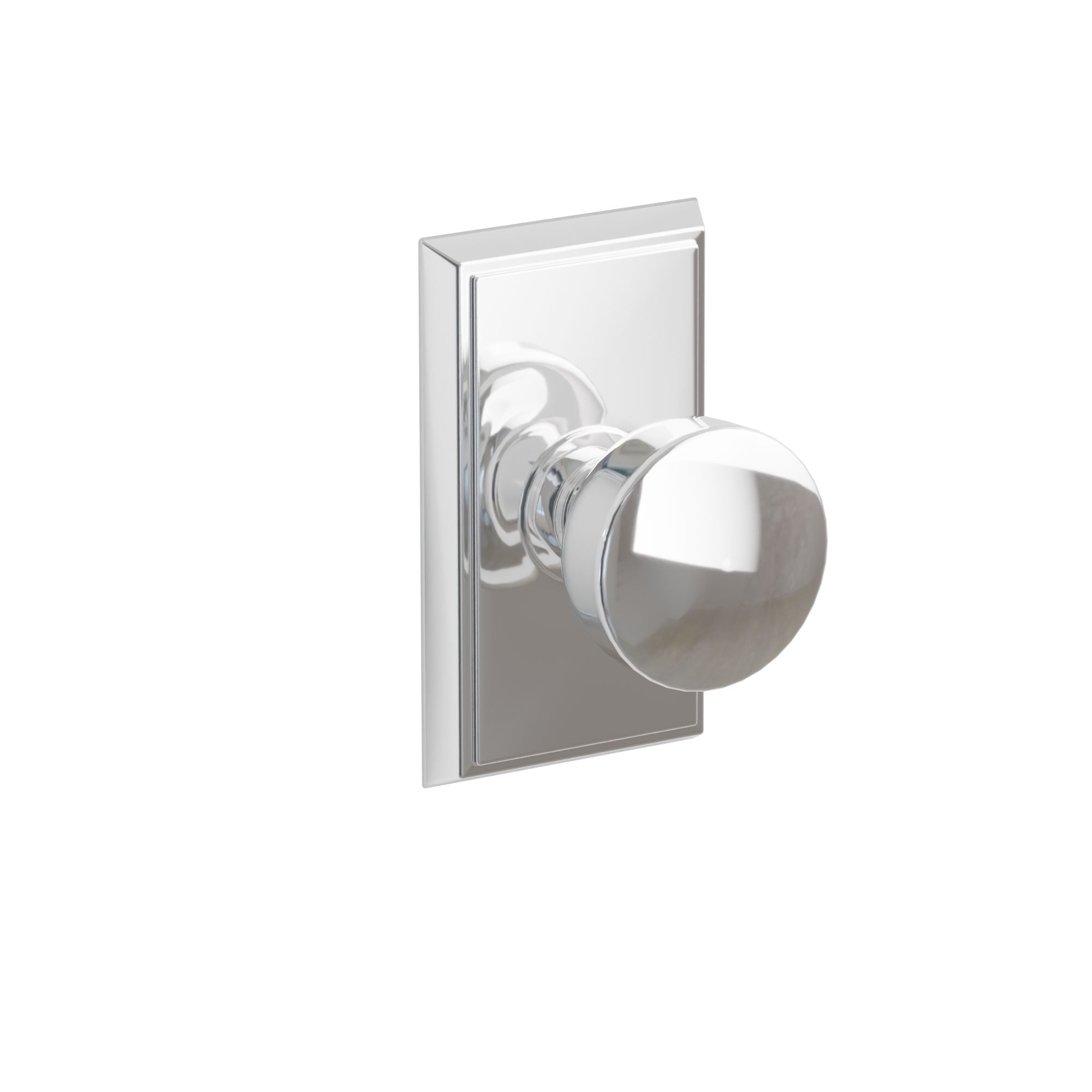 Emtek Laurent Knob Set with Rectangular Rosette