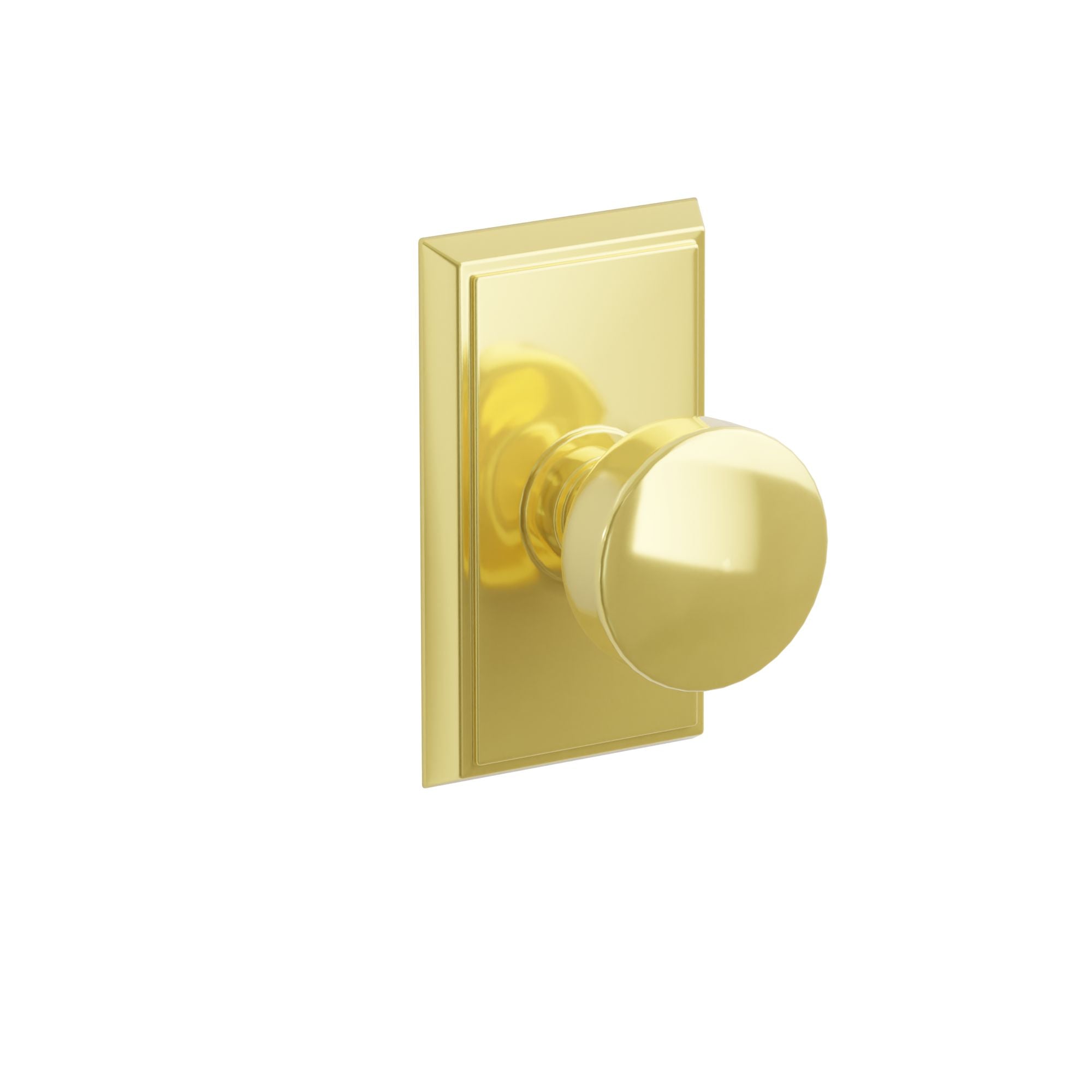 Emtek Concealed Fastener Laurent Knob Set With Rectangular Rosette