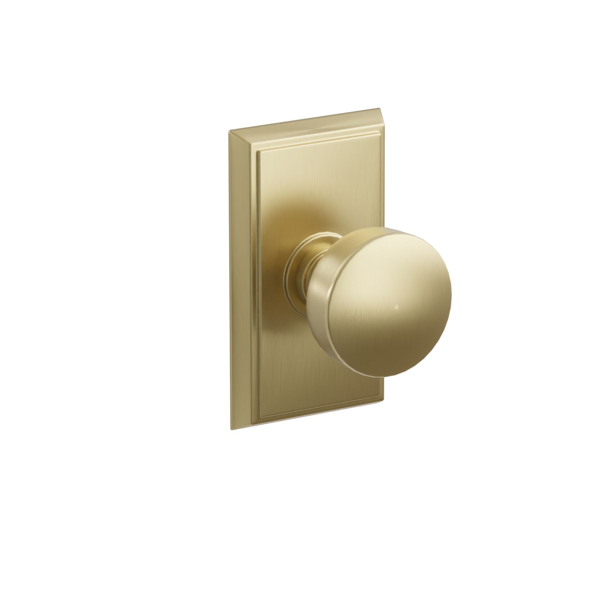 Emtek Concealed Fastener Laurent Knob Set With Rectangular Rosette