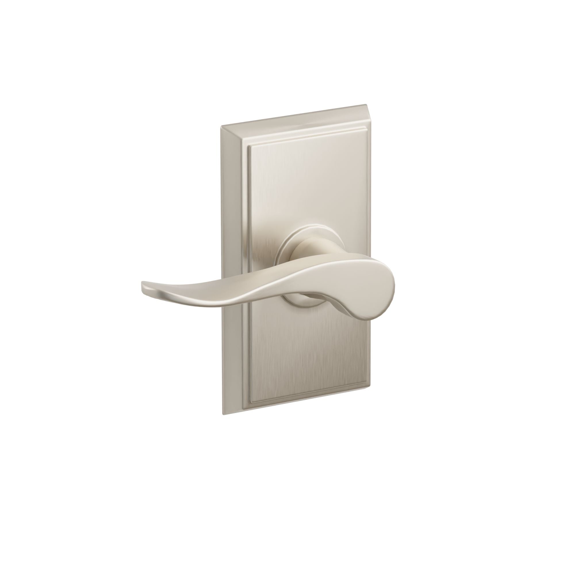 Emtek Concealed Fastener Luzern Lever Set With Rectangular Rosette