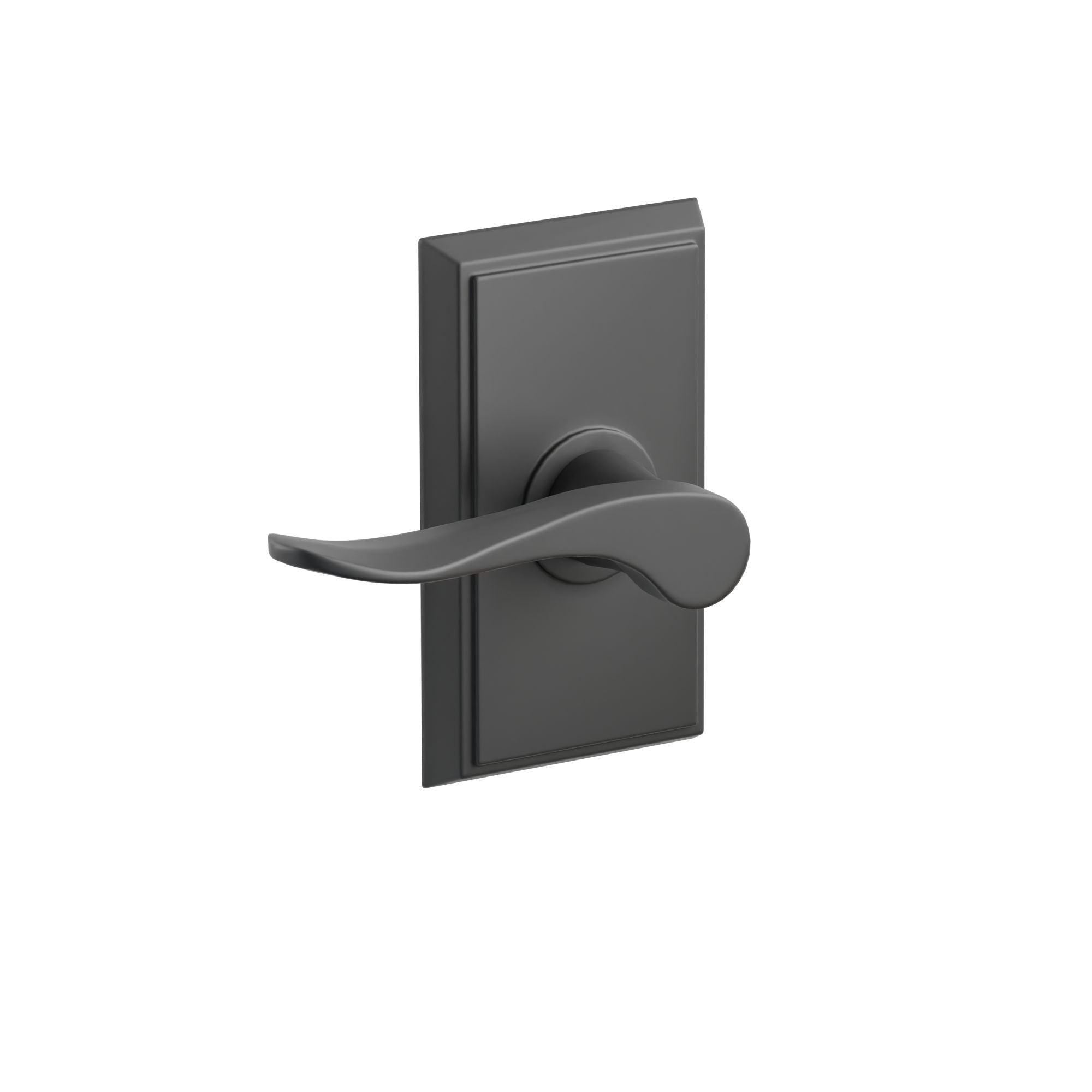 Emtek Hammered Lever Set with Rectangular Rosette