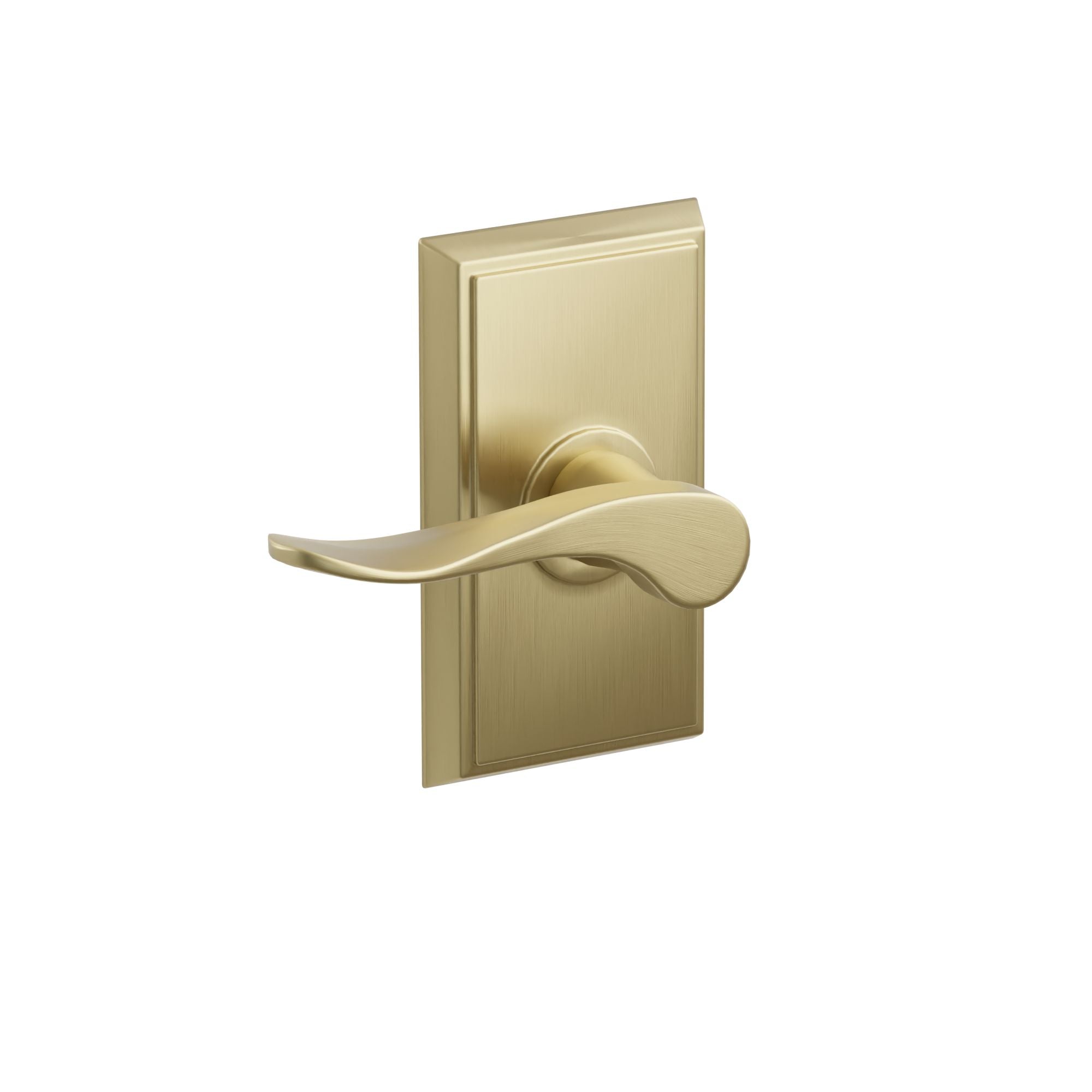 Emtek Hammered Lever Set with Rectangular Rosette