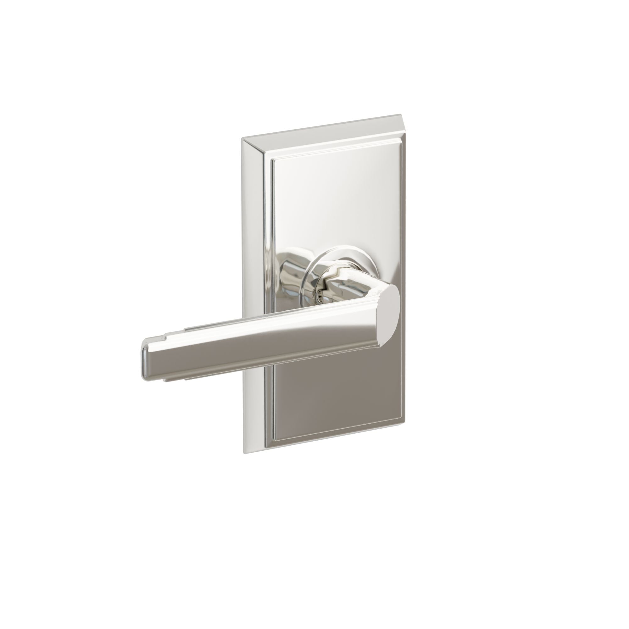 Emtek Concealed Fastener Milano Lever Set with Rectangular Rosette