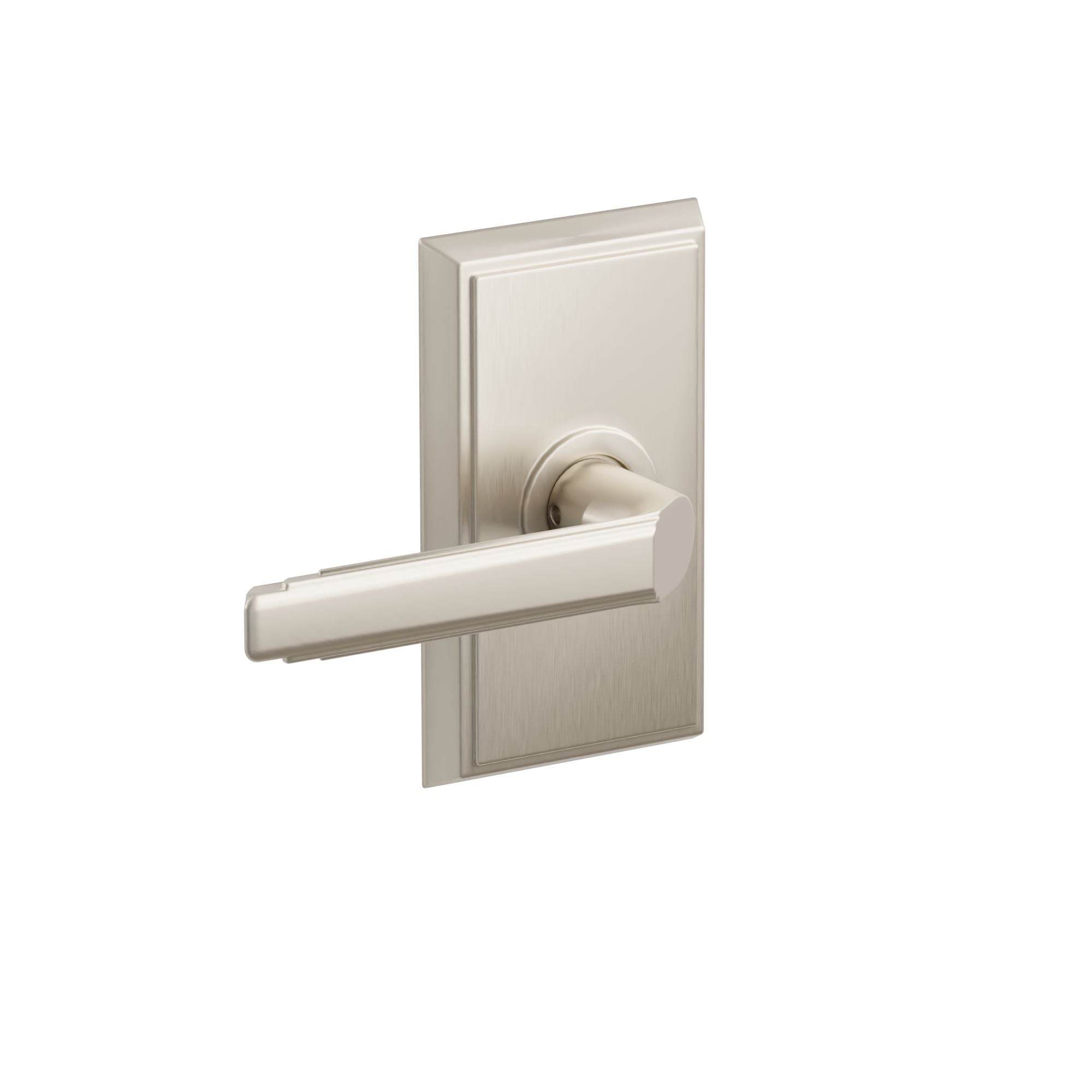 Emtek Milano Lever Set with Rectangular Rosette