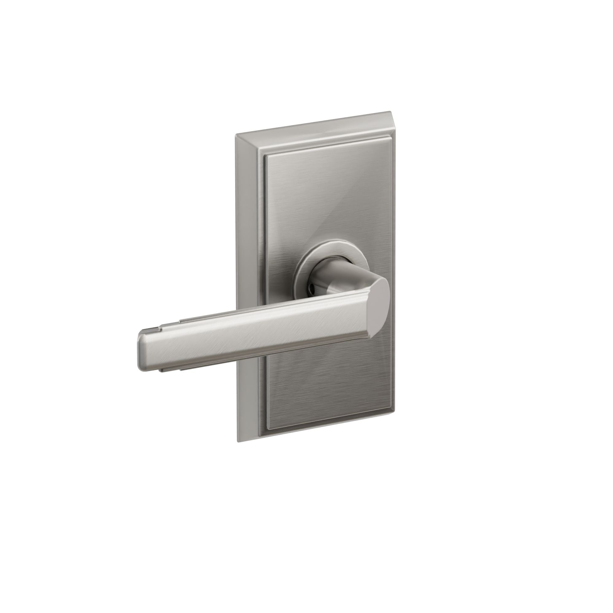 Emtek Concealed Fastener Milano Lever Set with Rectangular Rosette