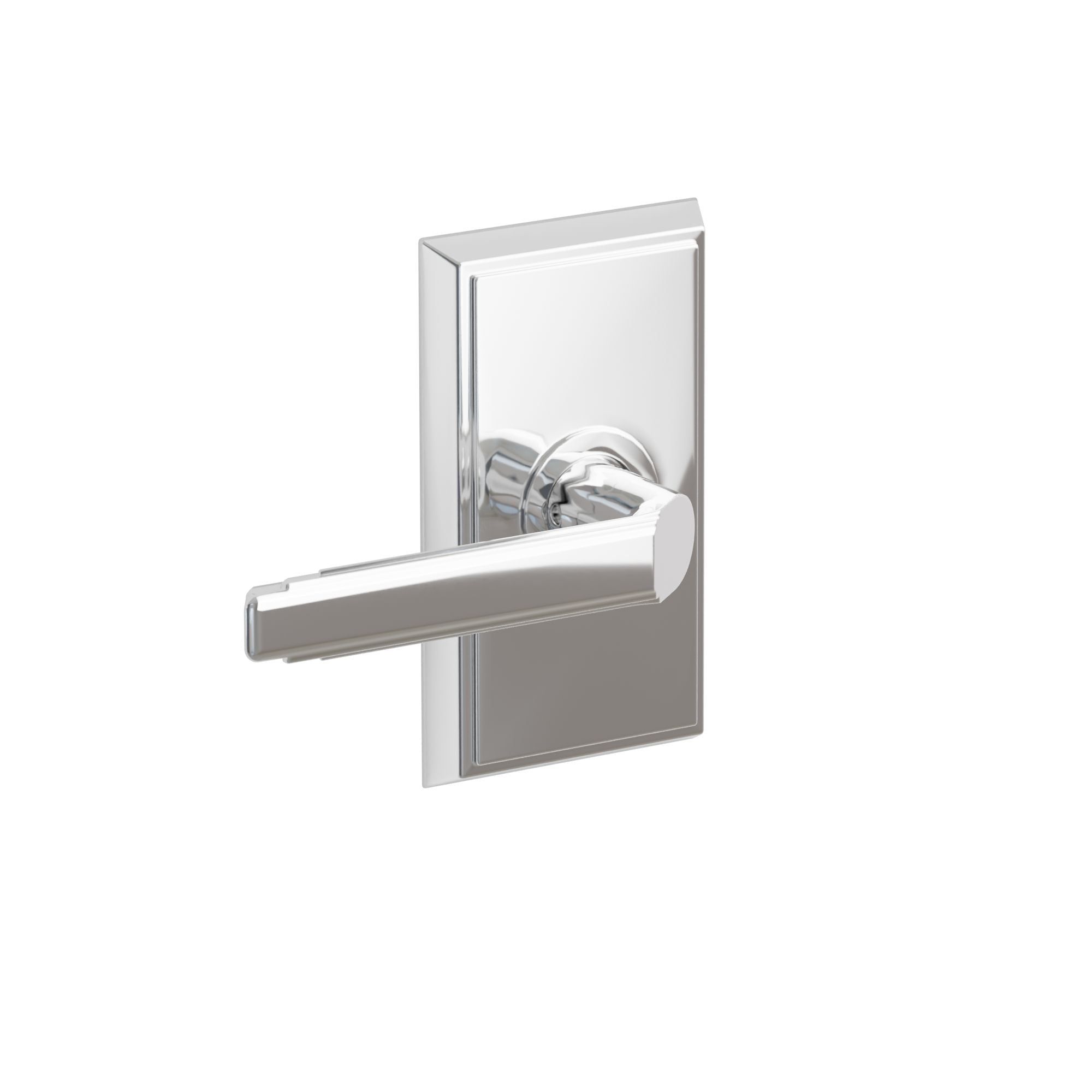 Emtek Concealed Fastener Milano Lever Set with Rectangular Rosette