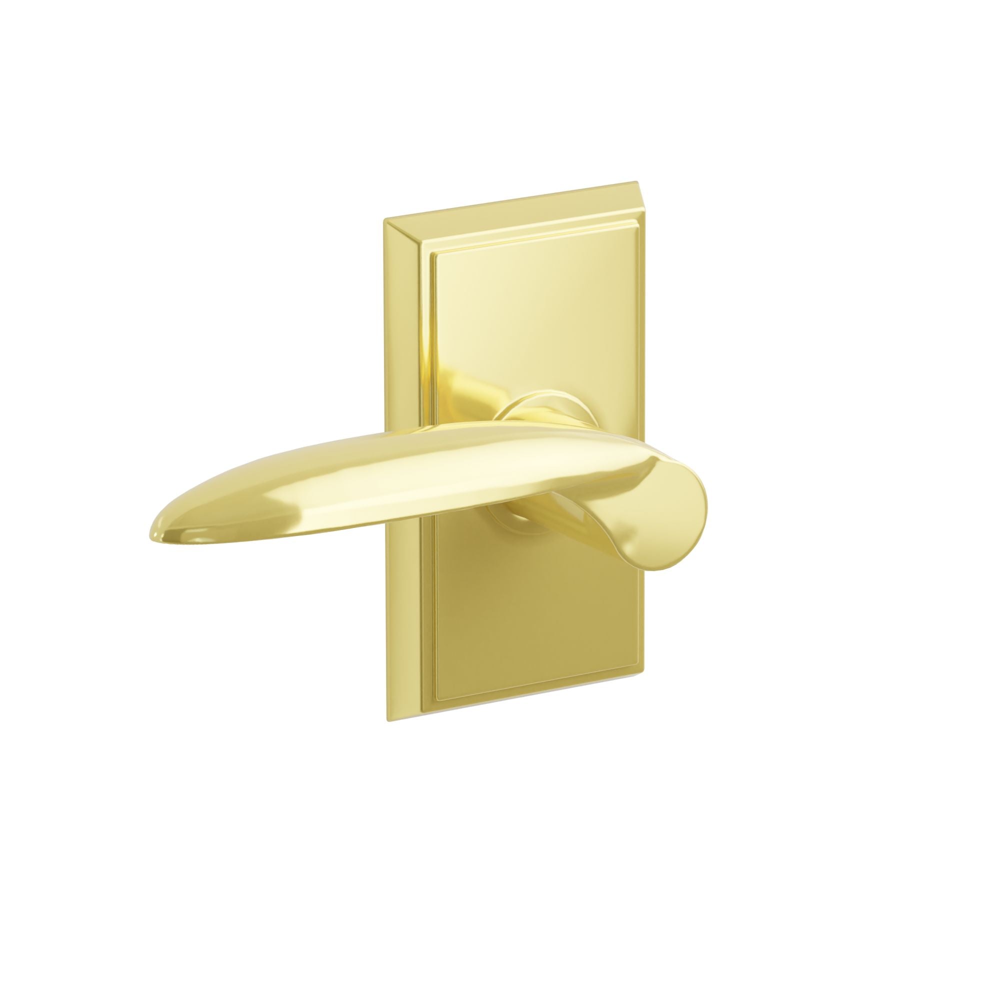 Emtek Luzern Lever Set with Rectangular Rosette