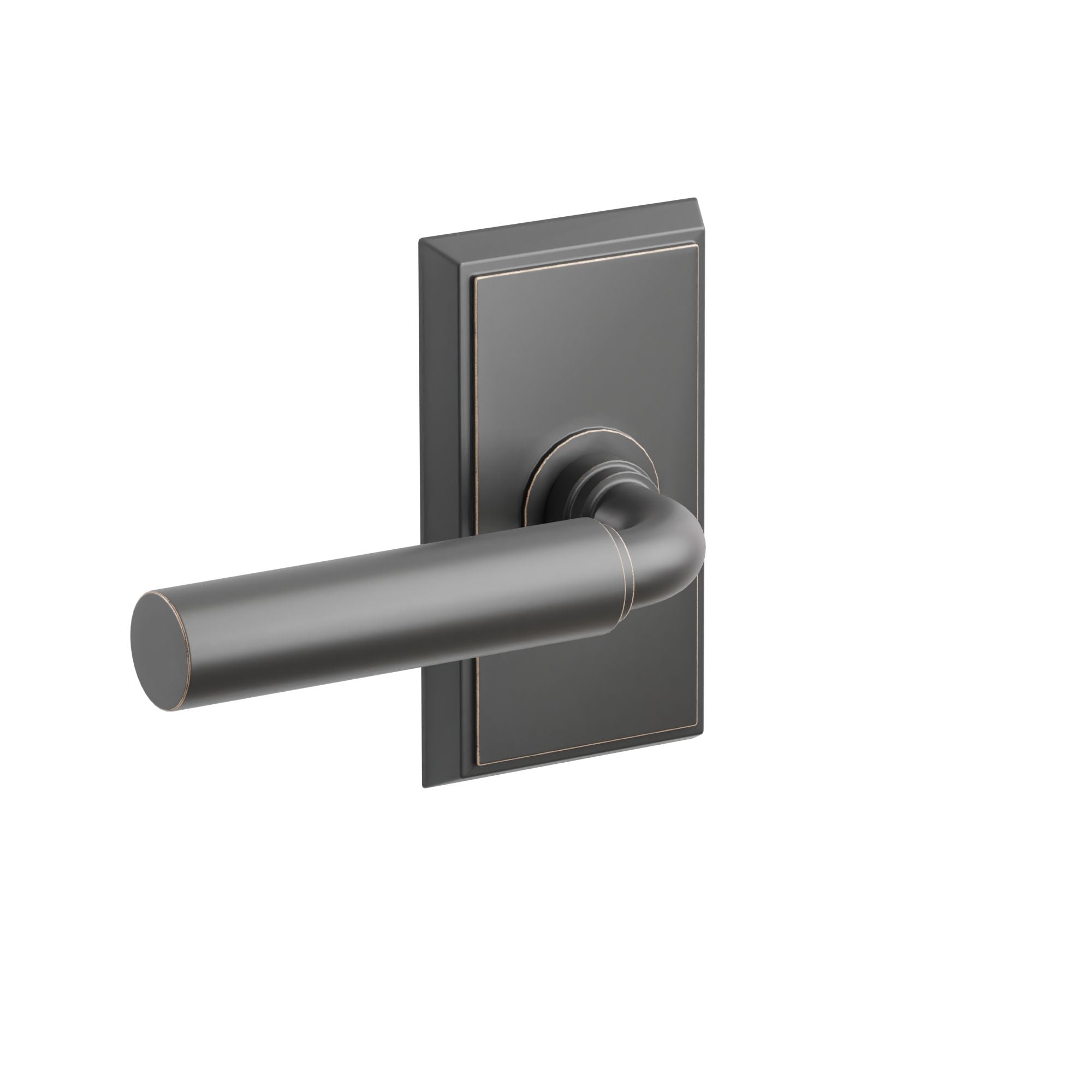 Emtek Merrimack Lever Set with Rectangular Rosette