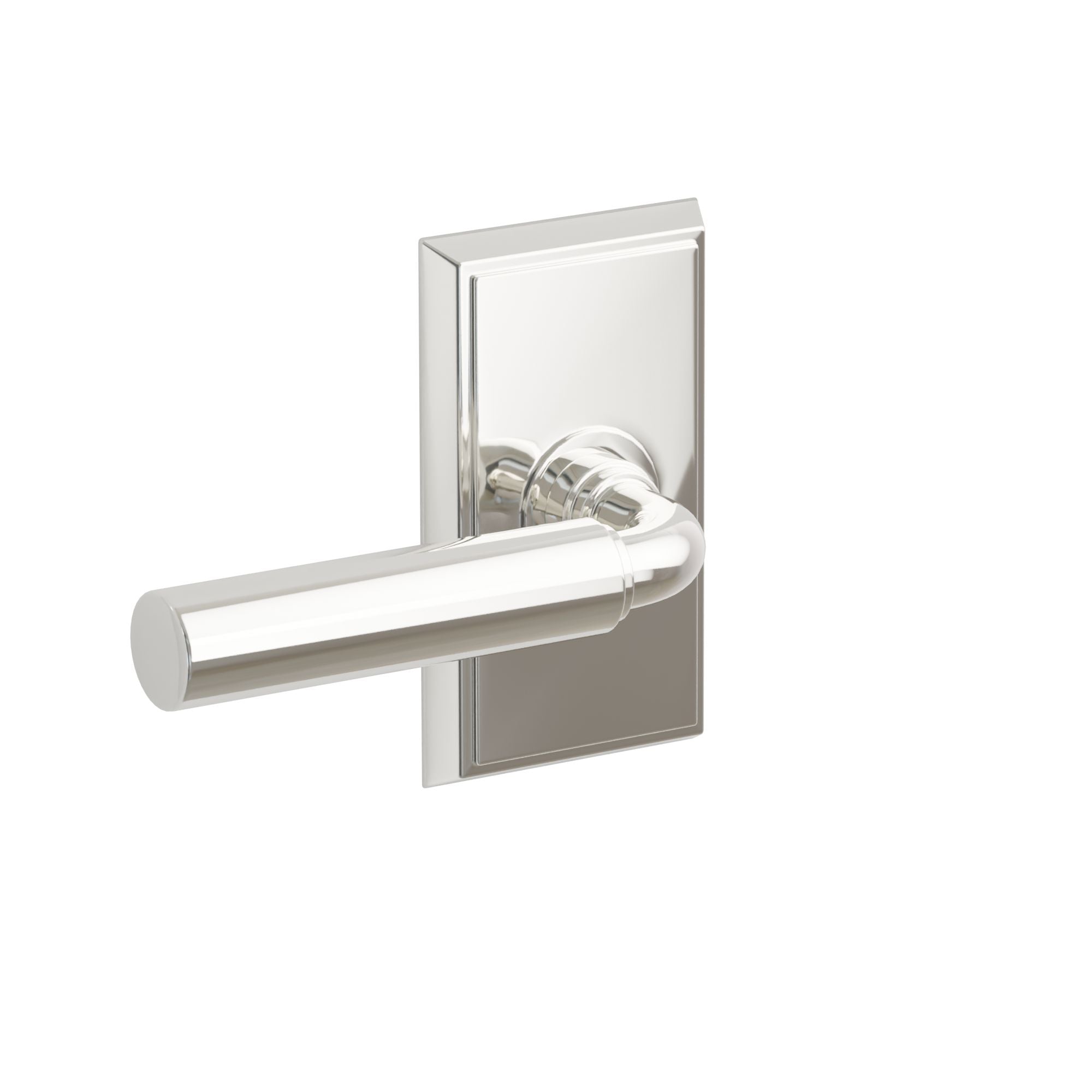 Emtek Concealed Fastener Manning Lever Set With Rectangular Rosette