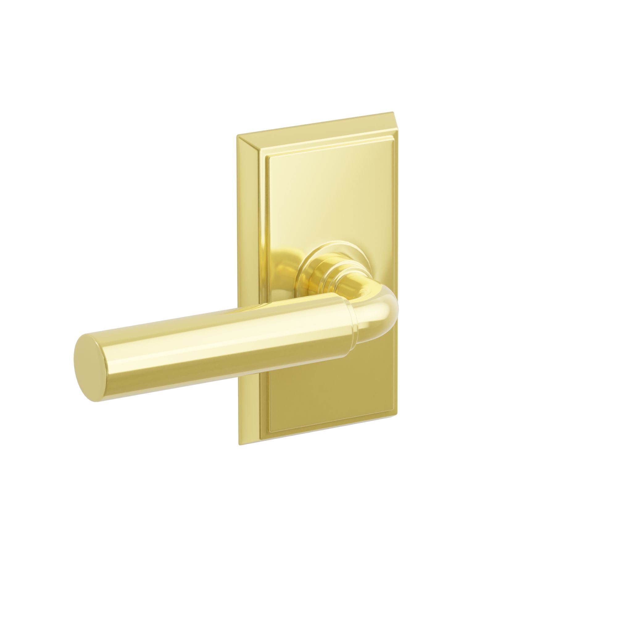 Emtek Concealed Fastener Manning Lever Set With Rectangular Rosette