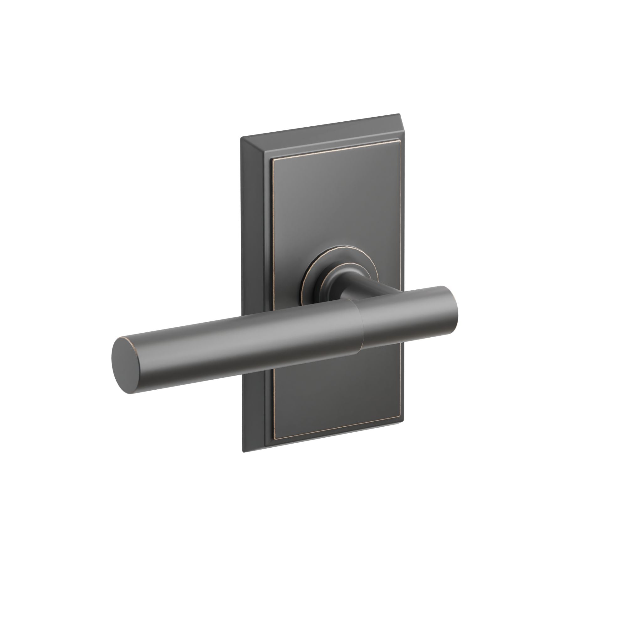 Emtek Concealed Fastener Myles Lever Set With Rectangular Rosette