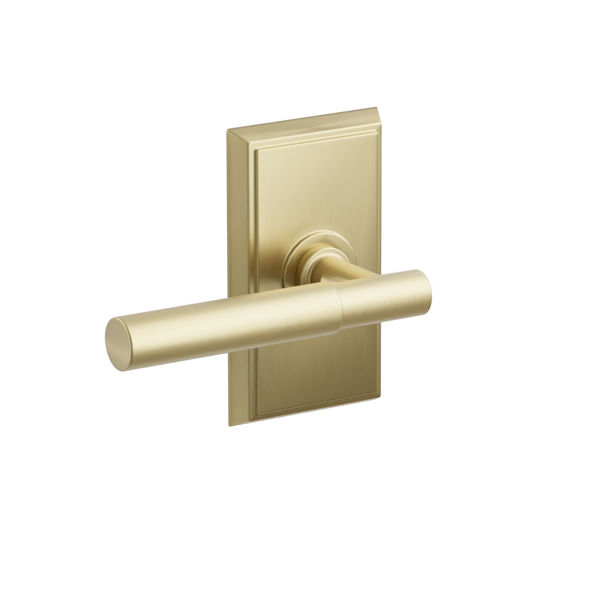 Emtek Concealed Fastener Myles Lever Set With Rectangular Rosette