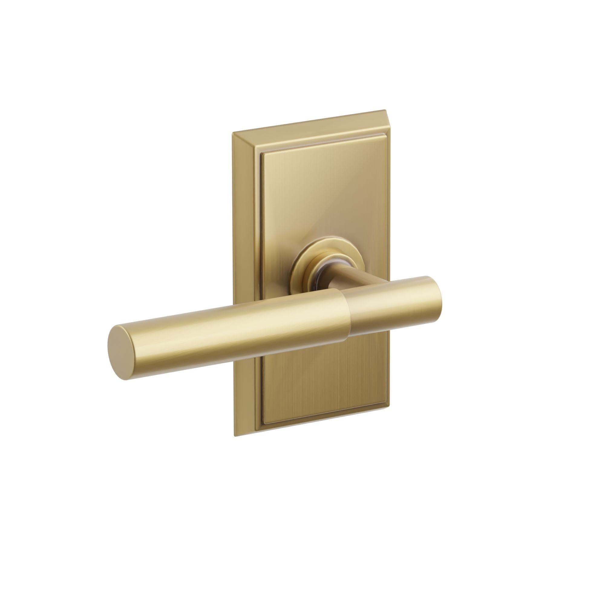 Emtek Concealed Fastener Myles Lever Set With Rectangular Rosette