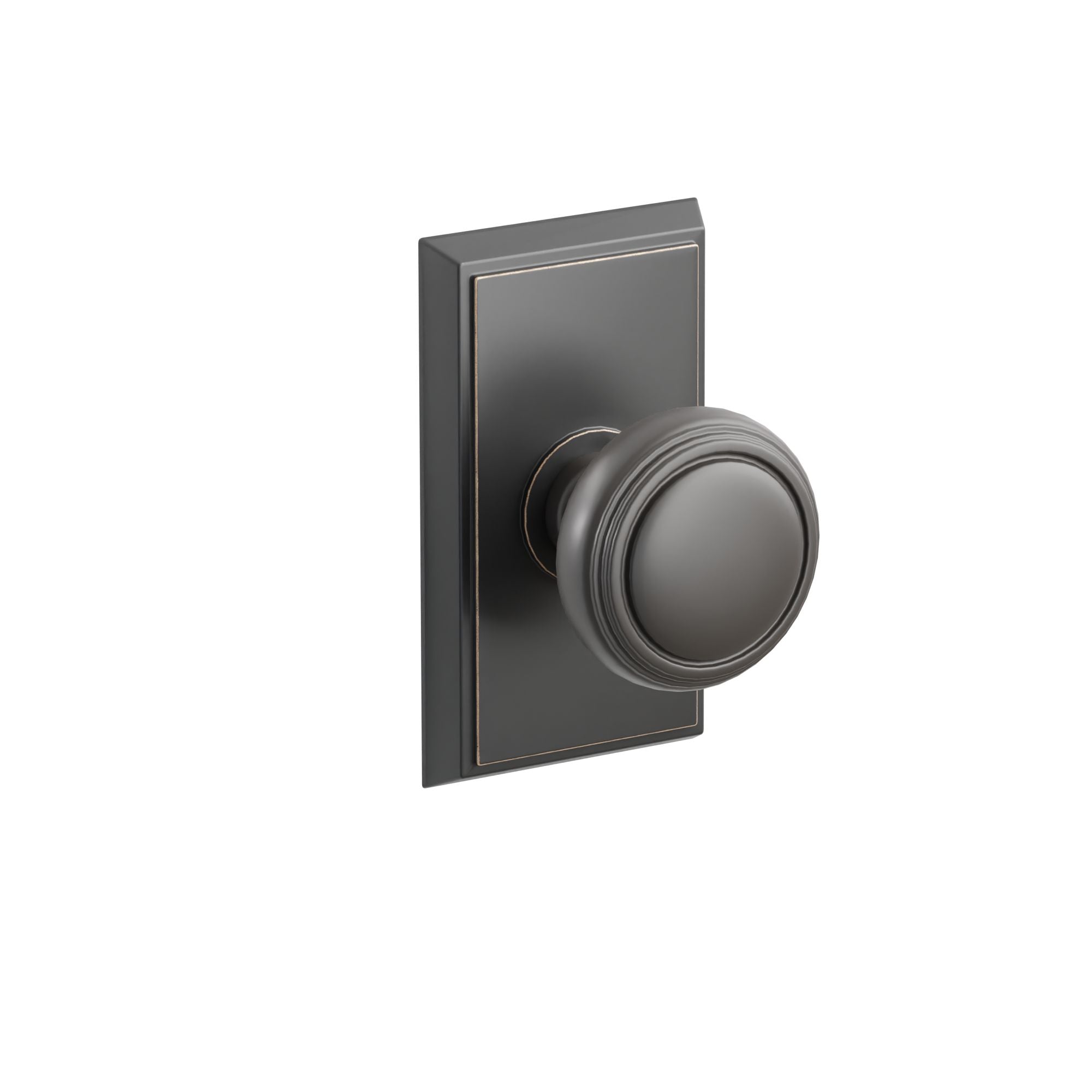 Emtek Concealed Fastener Norwich Knob Set With Rectangular Rosette