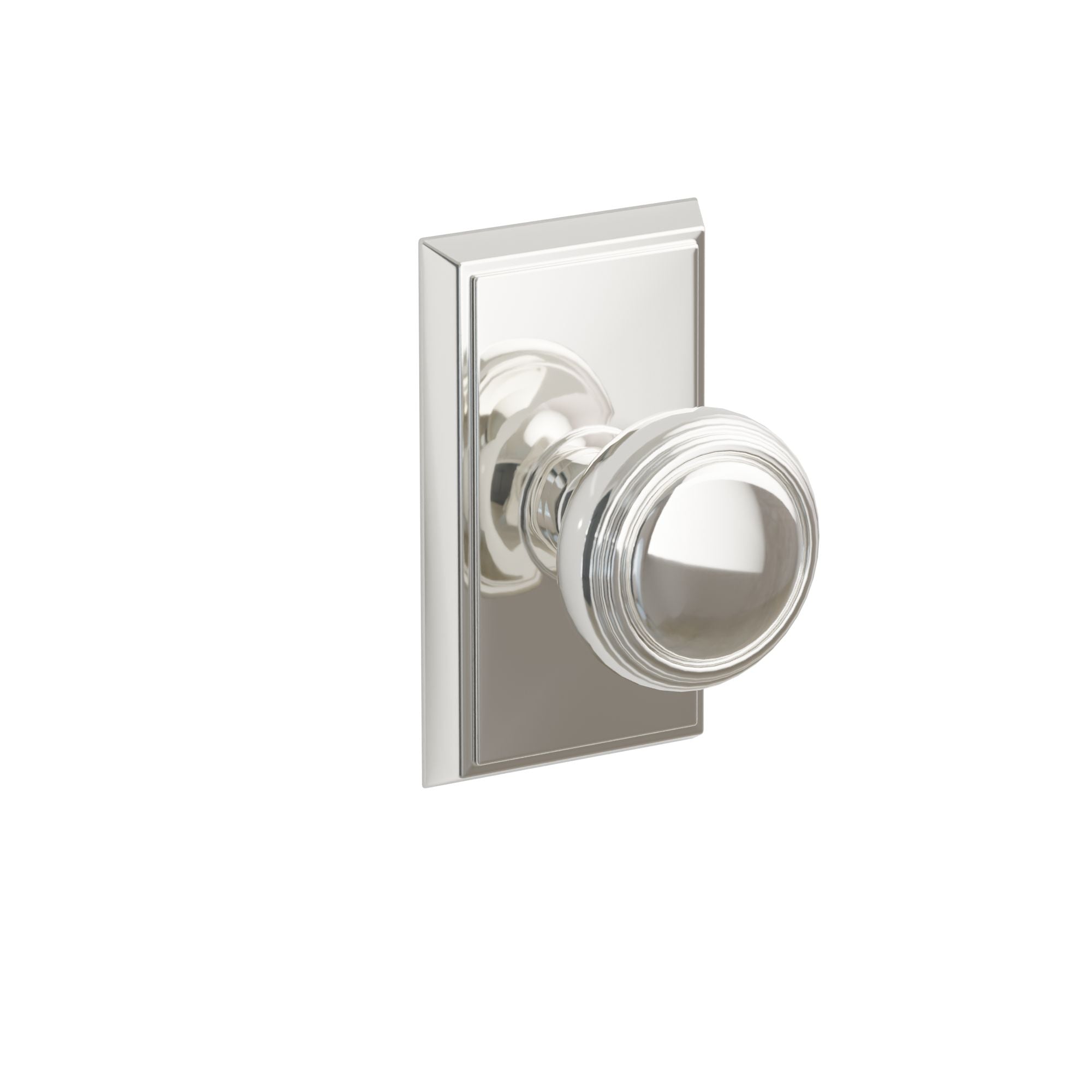Emtek Concealed Fastener Norwich Knob Set With Rectangular Rosette