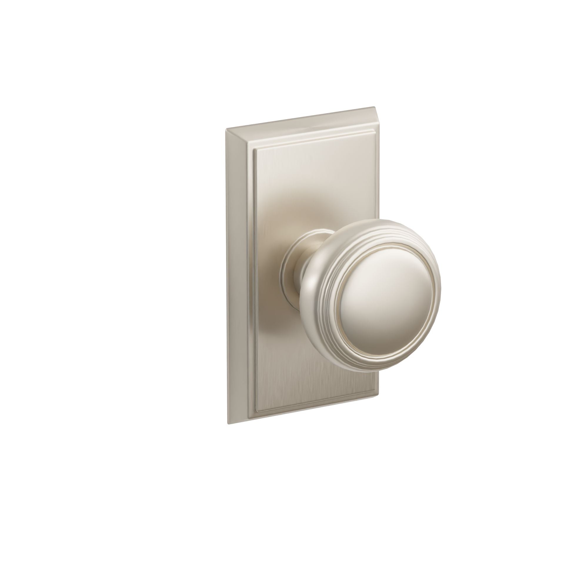 Emtek Concealed Fastener Norwich Knob Set With Rectangular Rosette
