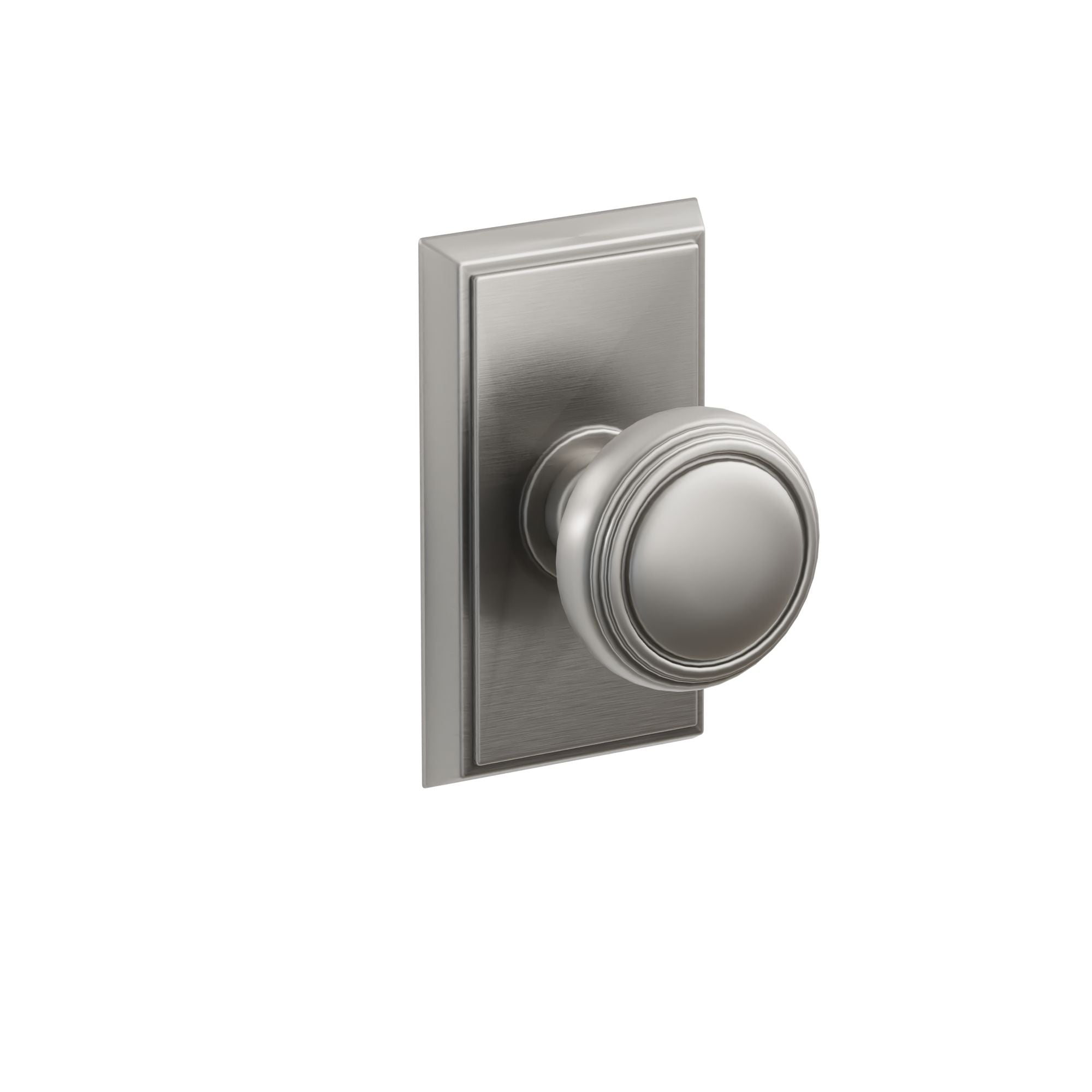 Emtek Concealed Fastener Norwich Knob Set With Rectangular Rosette