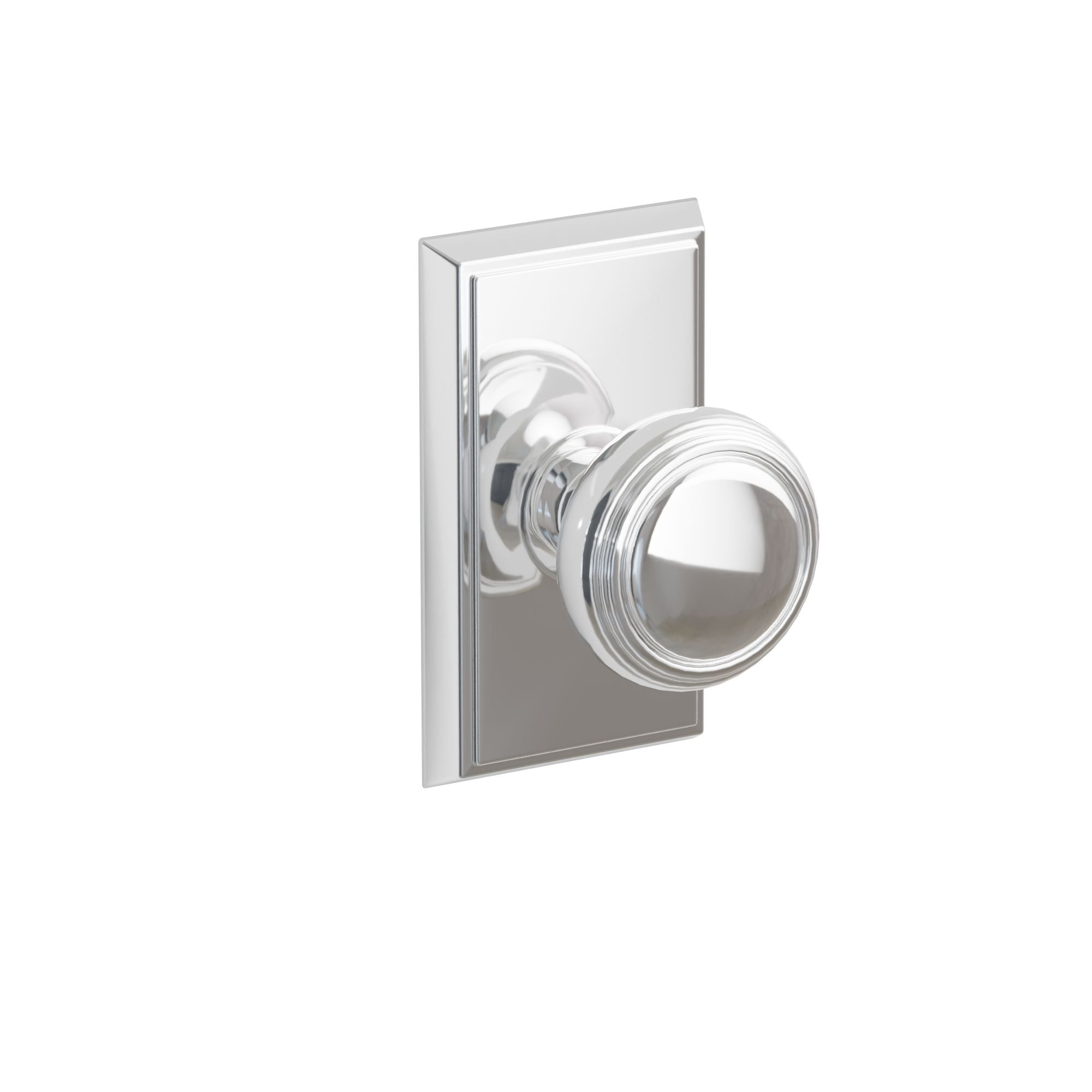 Emtek Concealed Fastener Norwich Knob Set With Rectangular Rosette