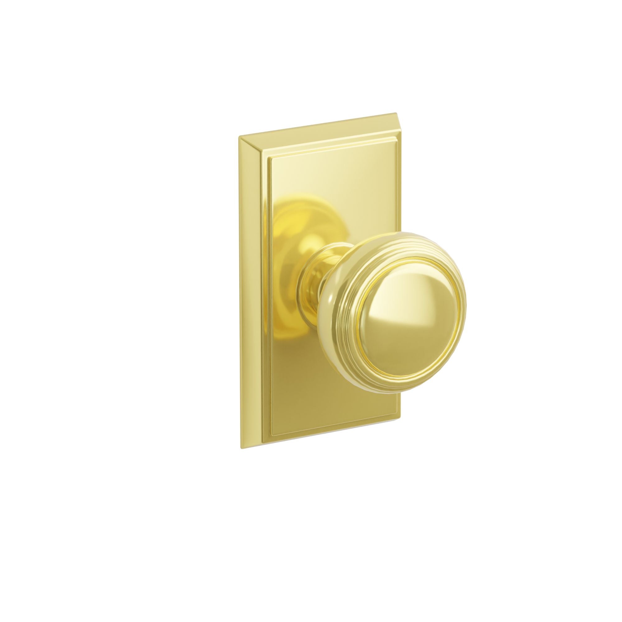 Emtek Concealed Fastener Norwich Knob Set With Rectangular Rosette