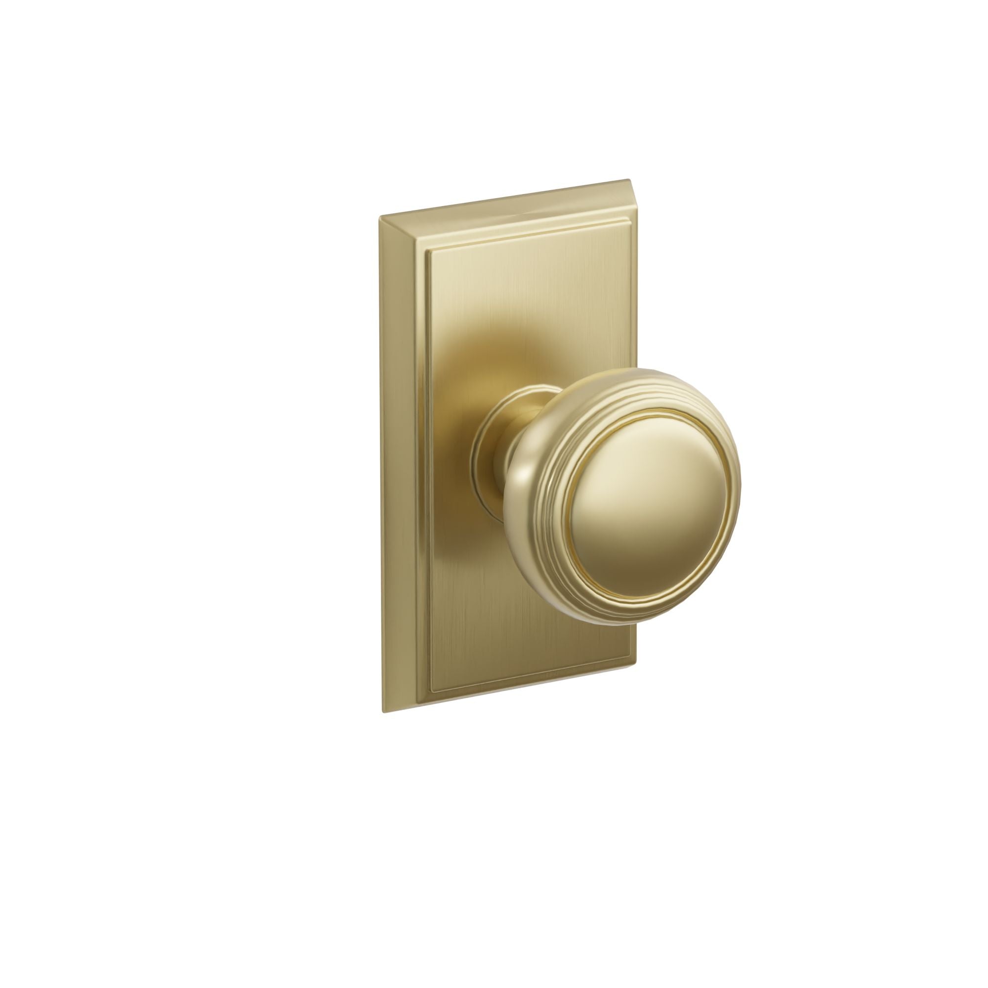 Emtek Concealed Fastener Norwich Knob Set With Rectangular Rosette