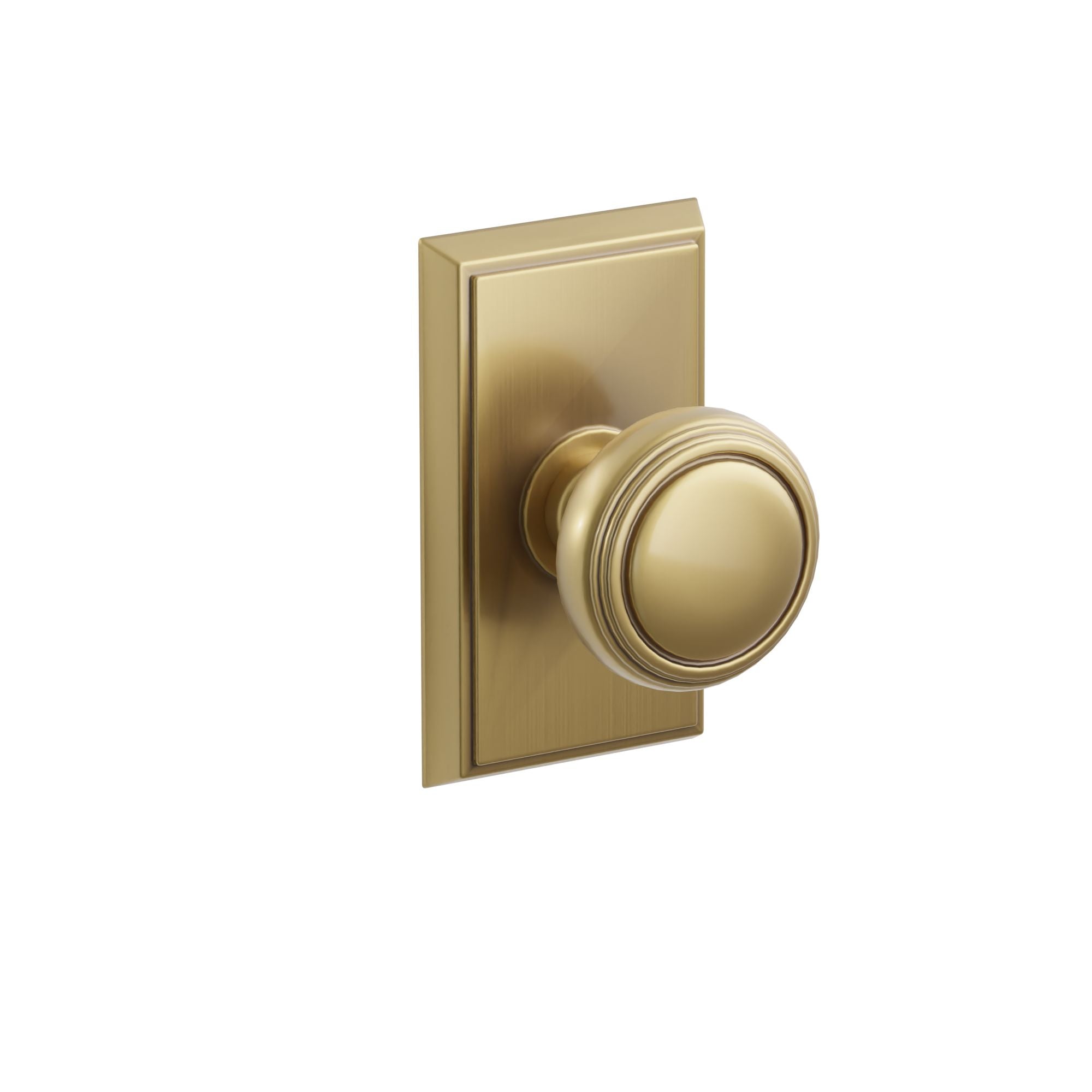 Emtek Concealed Fastener Norwich Knob Set With Rectangular Rosette