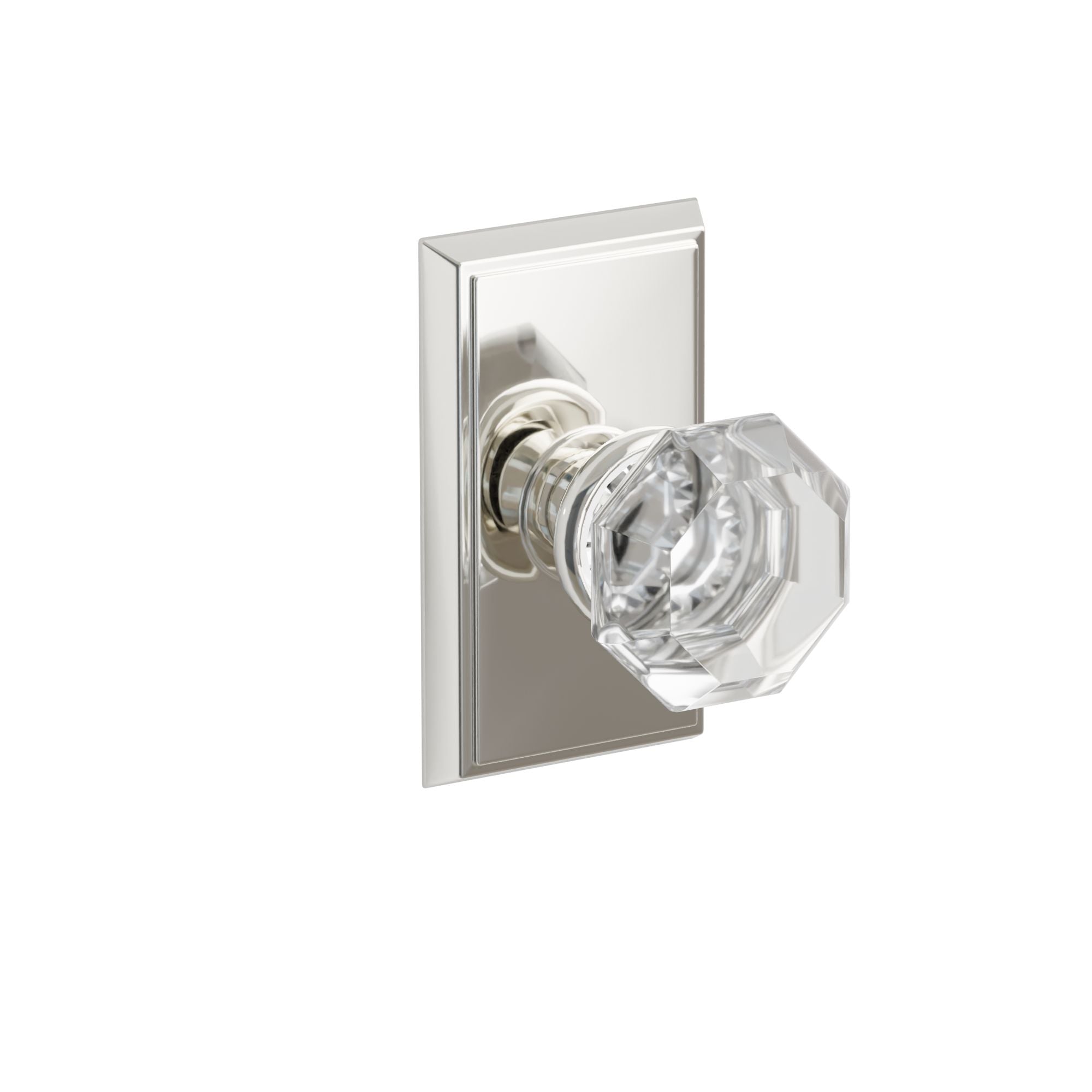 Emtek Concealed Fastener Old Town Knob Set With Rectangular Rosette