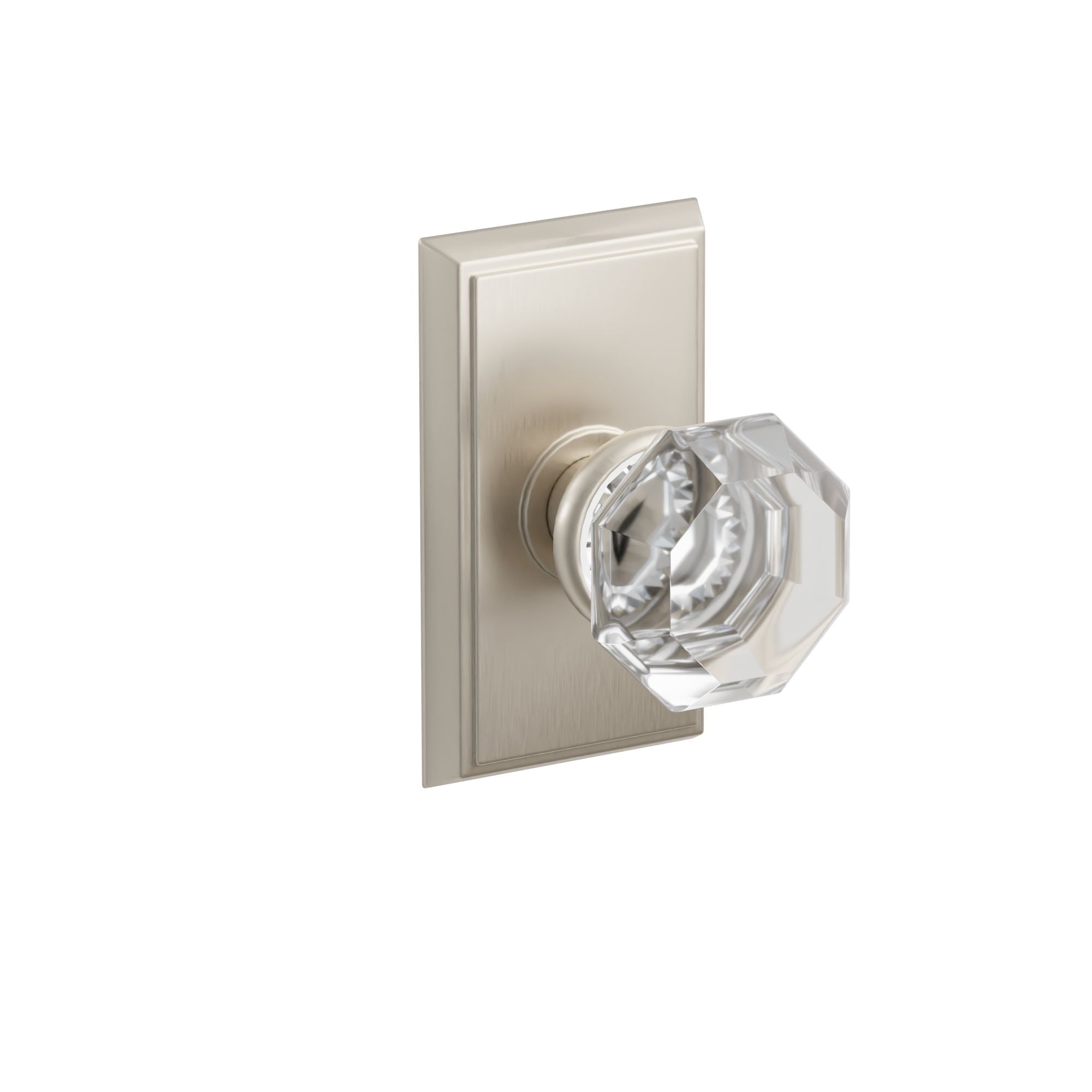 Emtek Concealed Fastener Old Town Knob Set With Rectangular Rosette