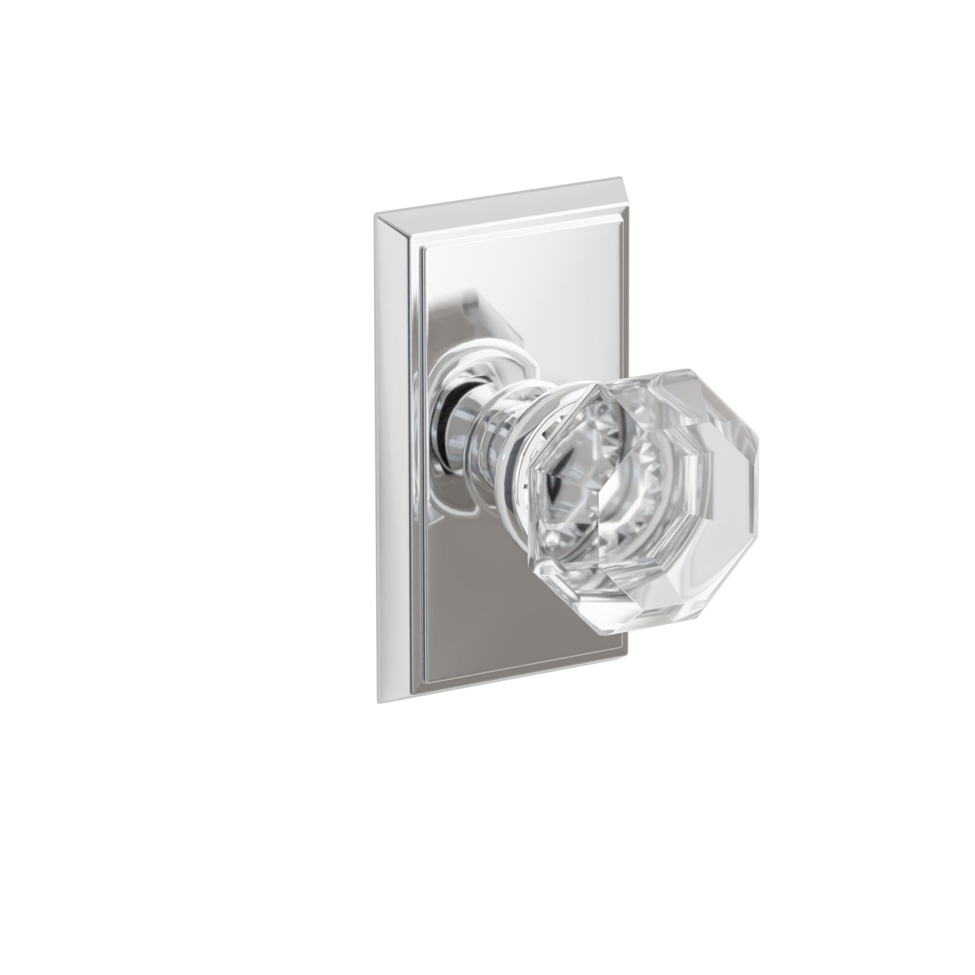 Emtek Concealed Fastener Old Town Knob Set With Rectangular Rosette
