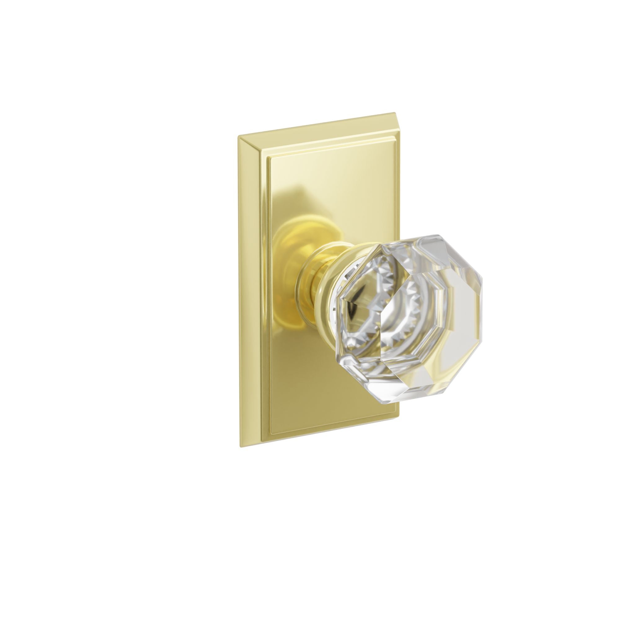Emtek Concealed Fastener Old Town Knob Set With Rectangular Rosette