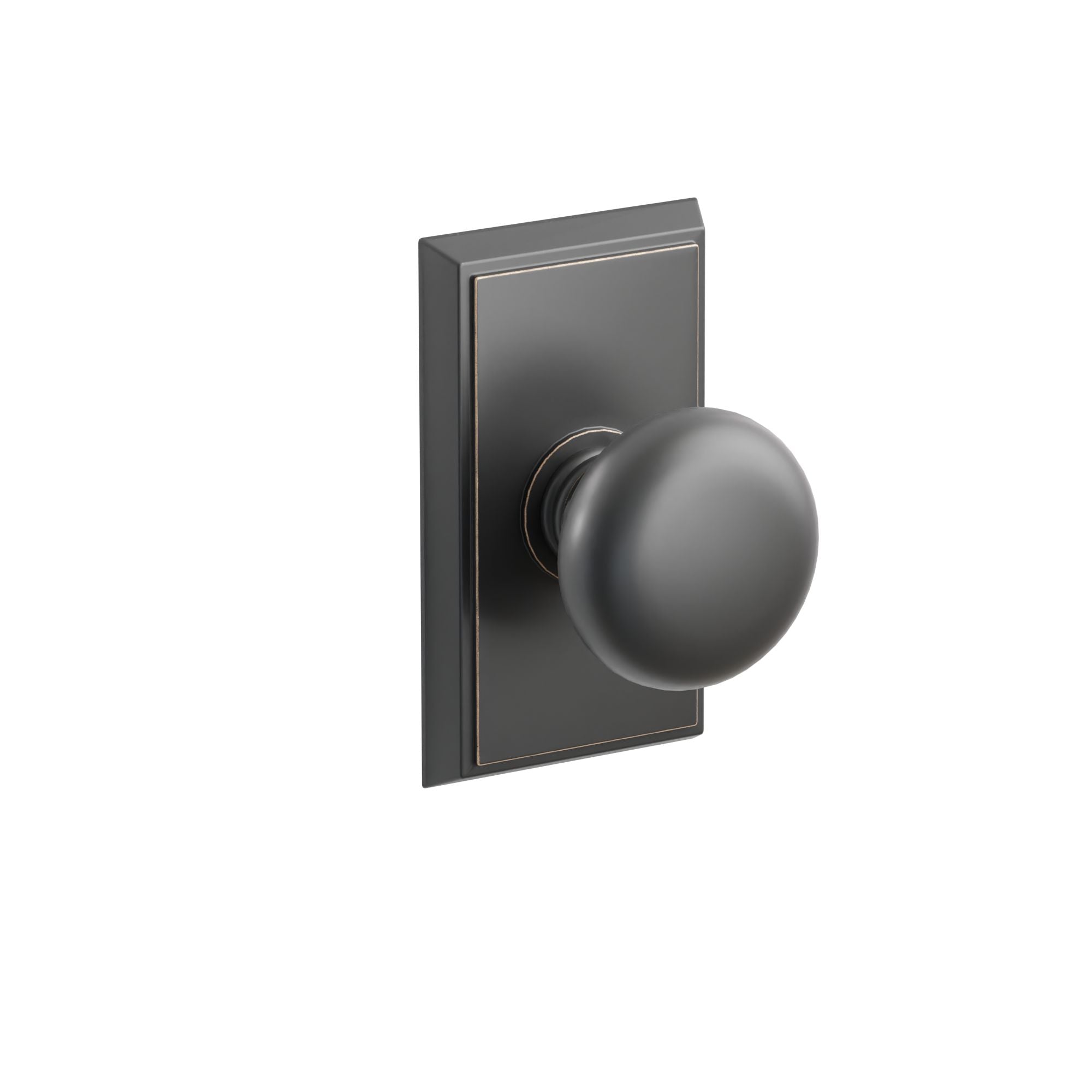 Emtek Concealed Fastener Providence Knob Set With Rectangular Rosette