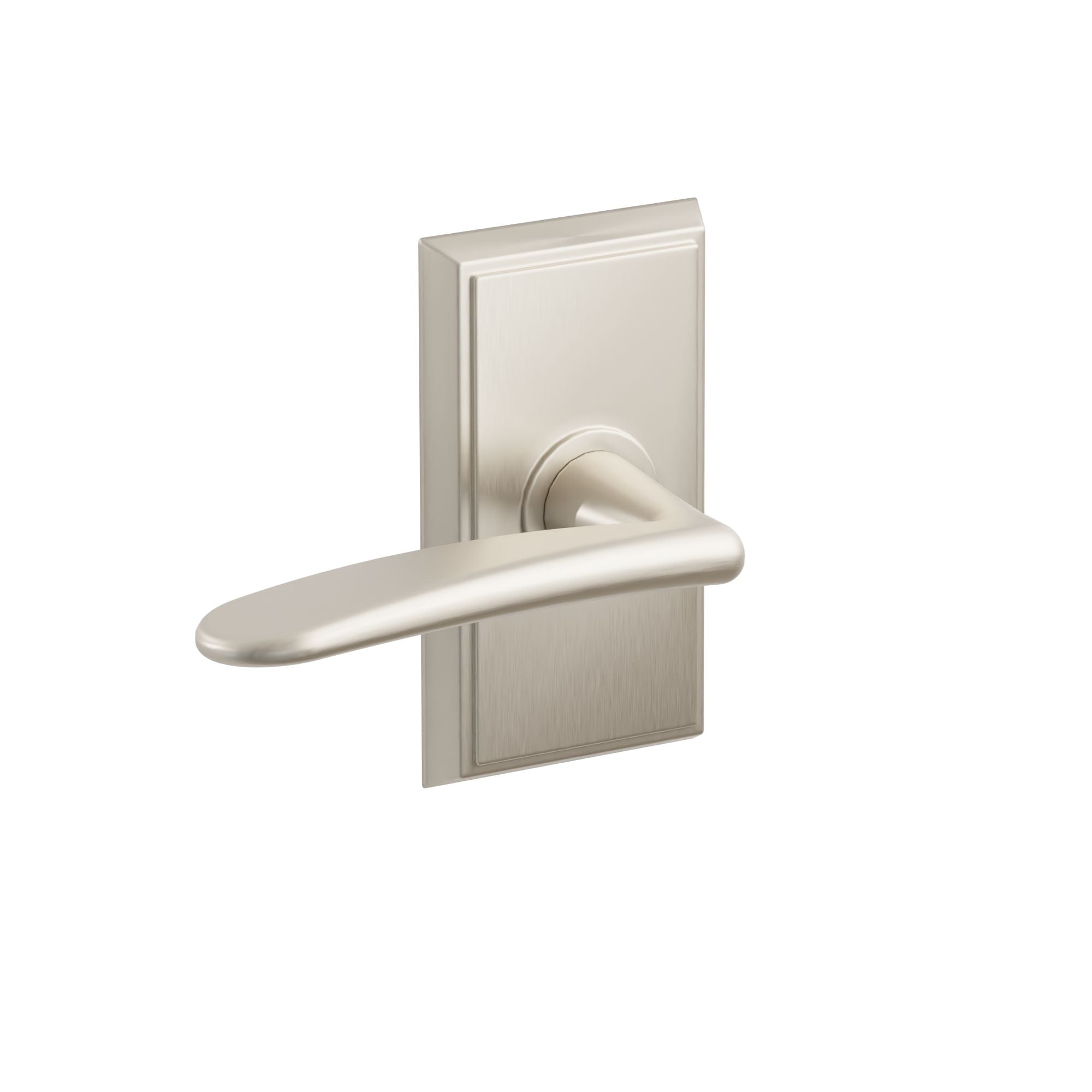 Emtek Poseidon Lever Set with Rectangular Rosette