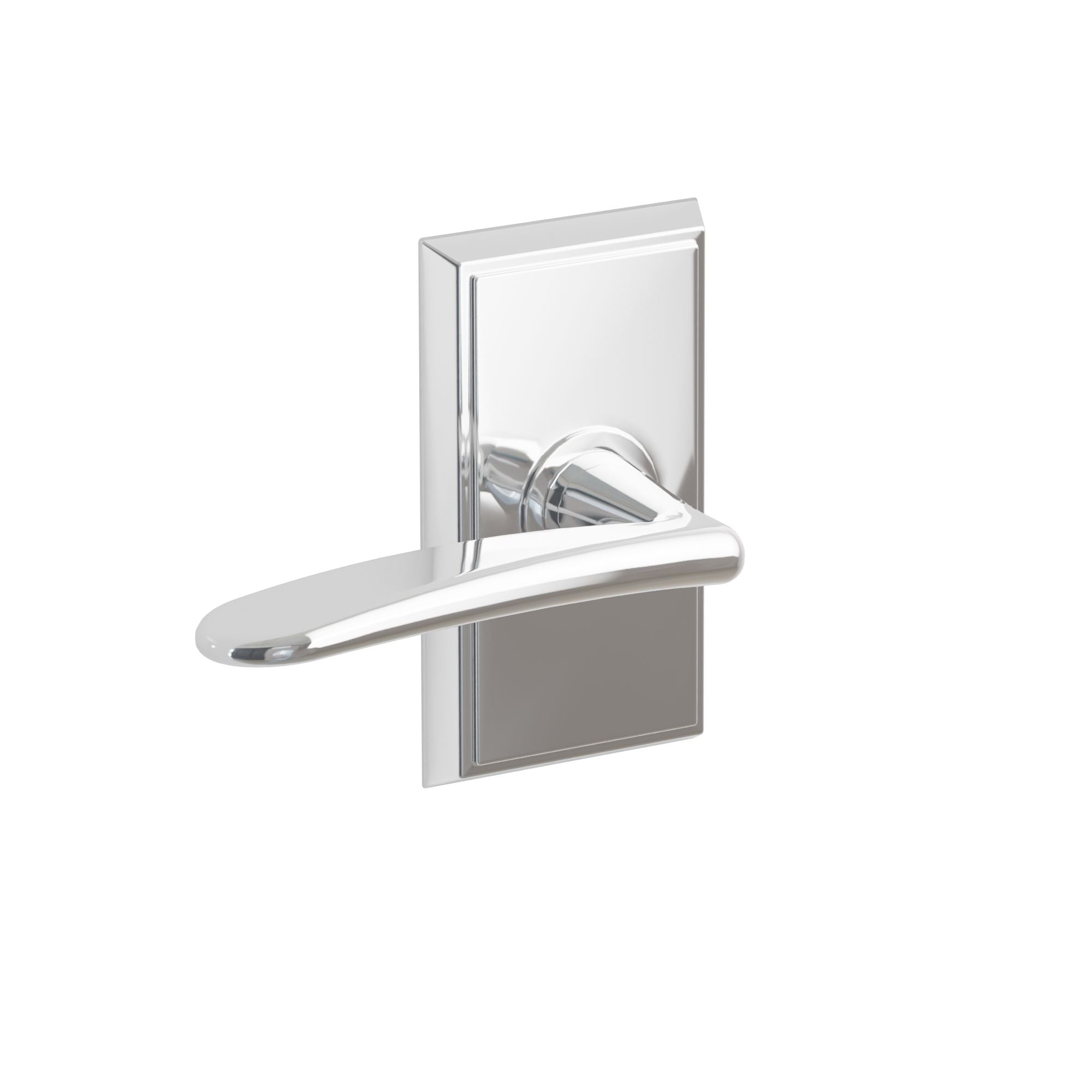 Emtek Poseidon Lever Set with Rectangular Rosette