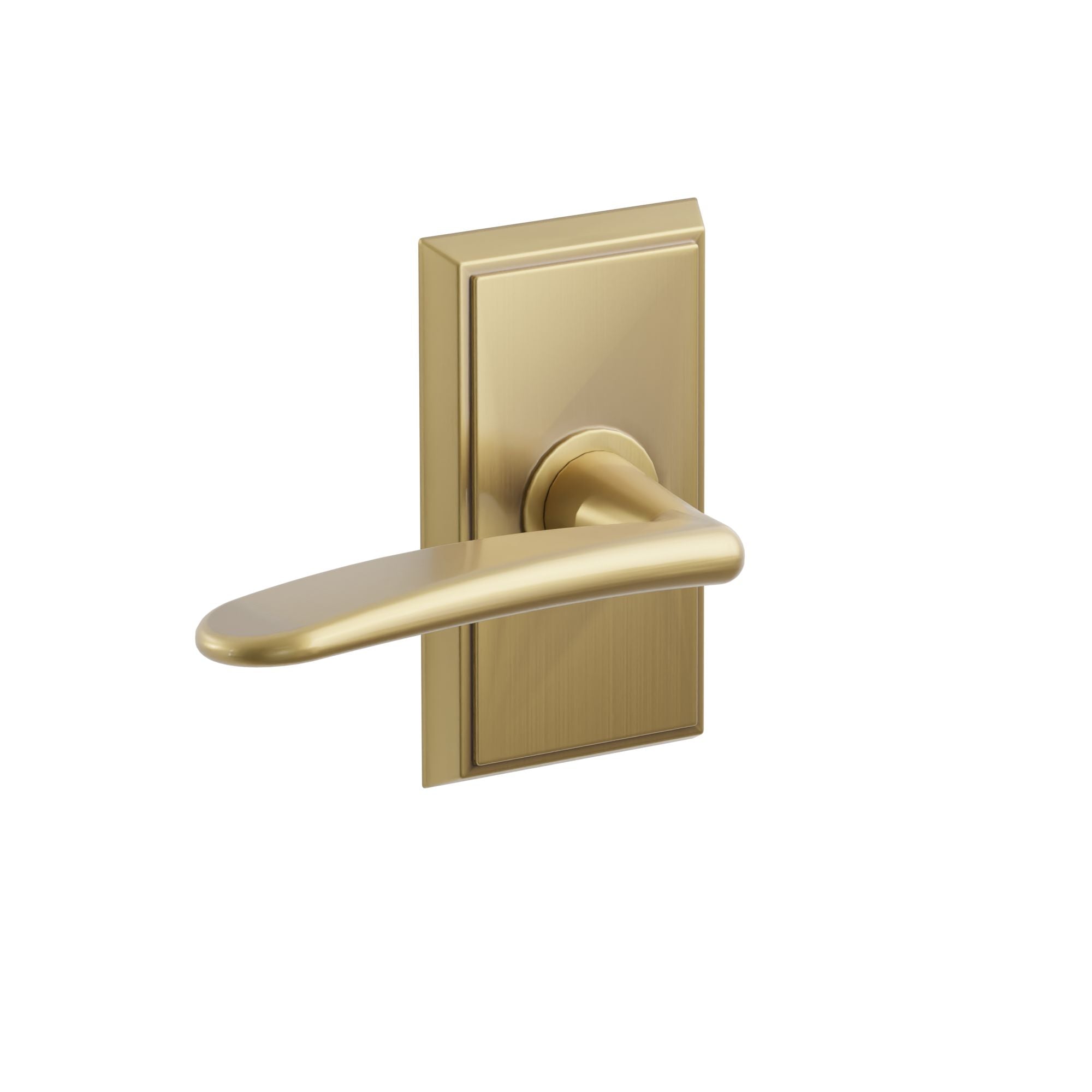 Emtek Myles Lever Set with Rectangular Rosette