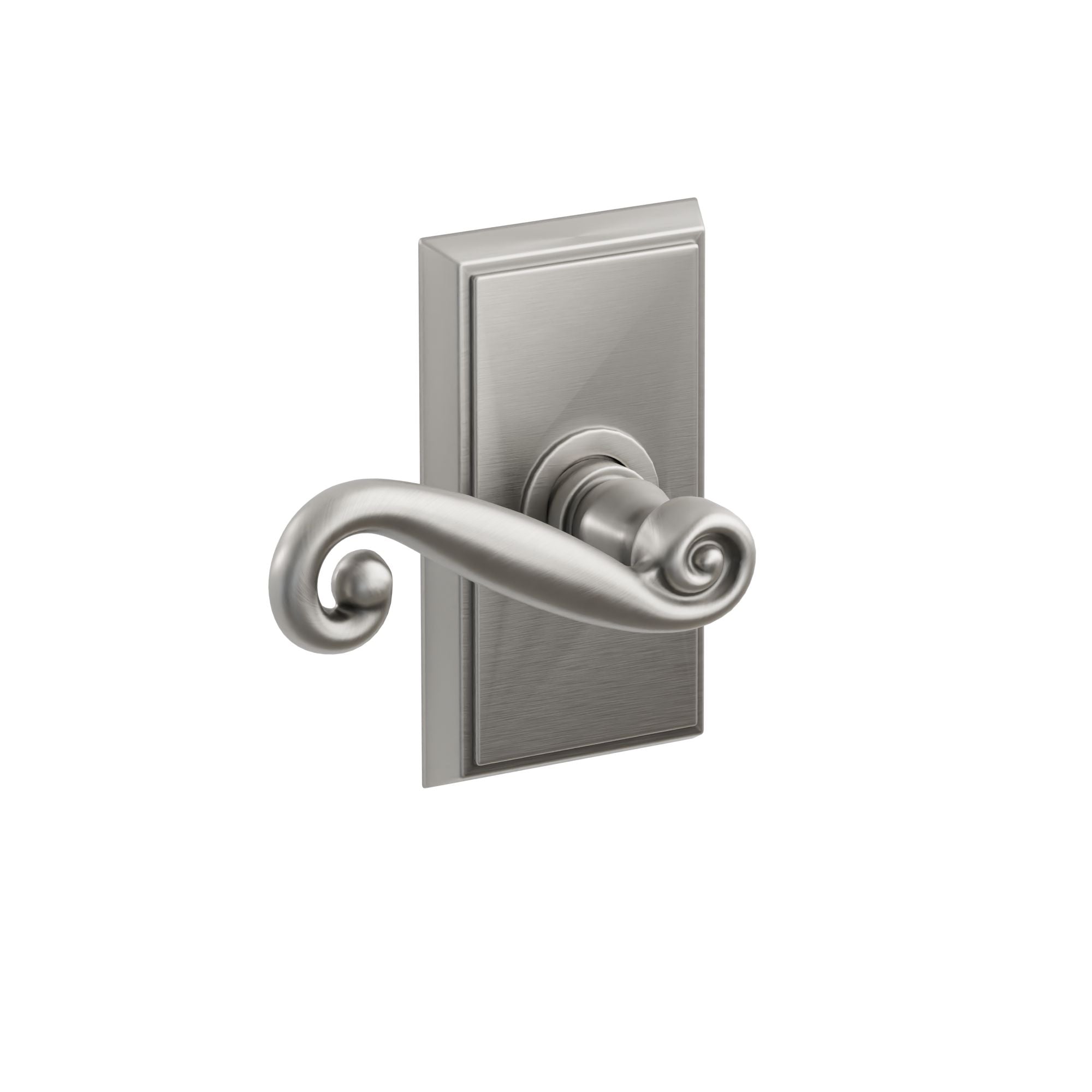 Emtek Rustic Lever Set with Rectangular Rosette