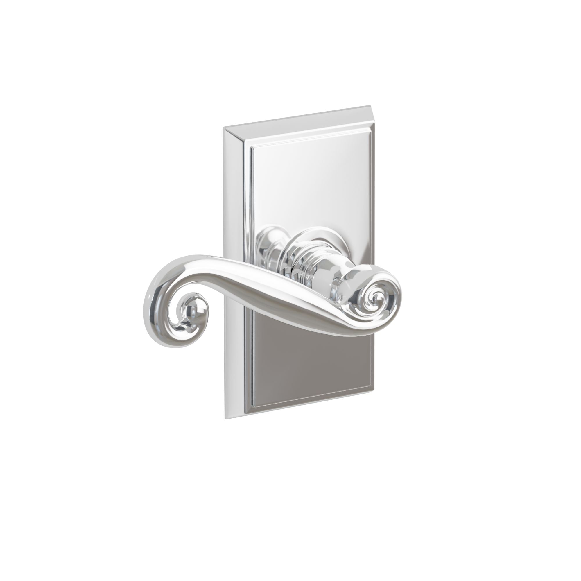 Emtek Rustic Lever Set with Rectangular Rosette