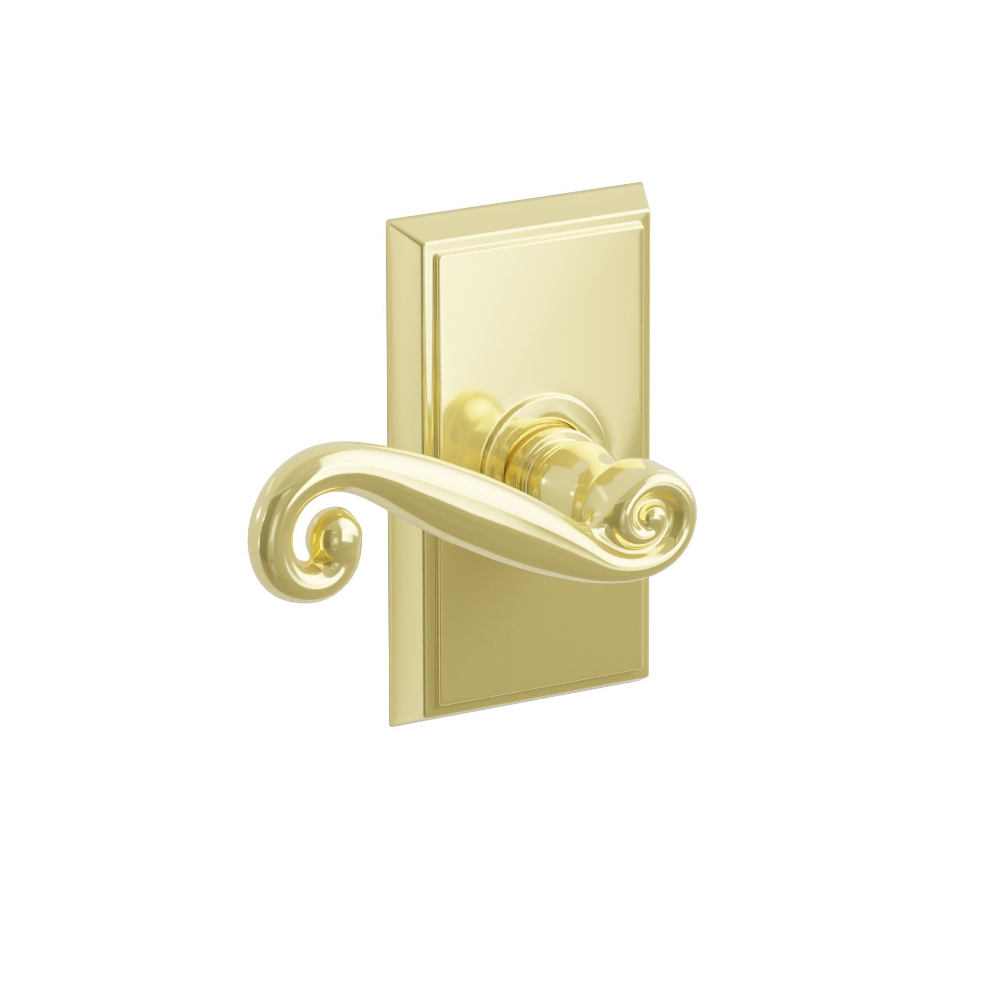 Emtek Rustic Lever Set with Rectangular Rosette