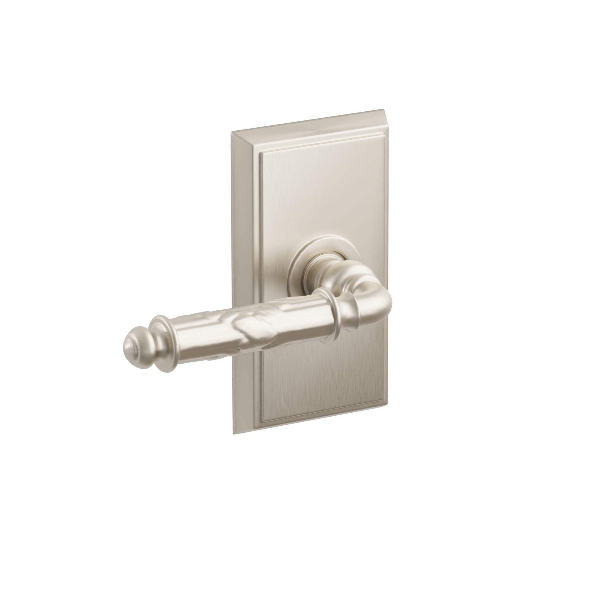 Emtek Ribbon & Reed Lever Set with Rectangular Rosette