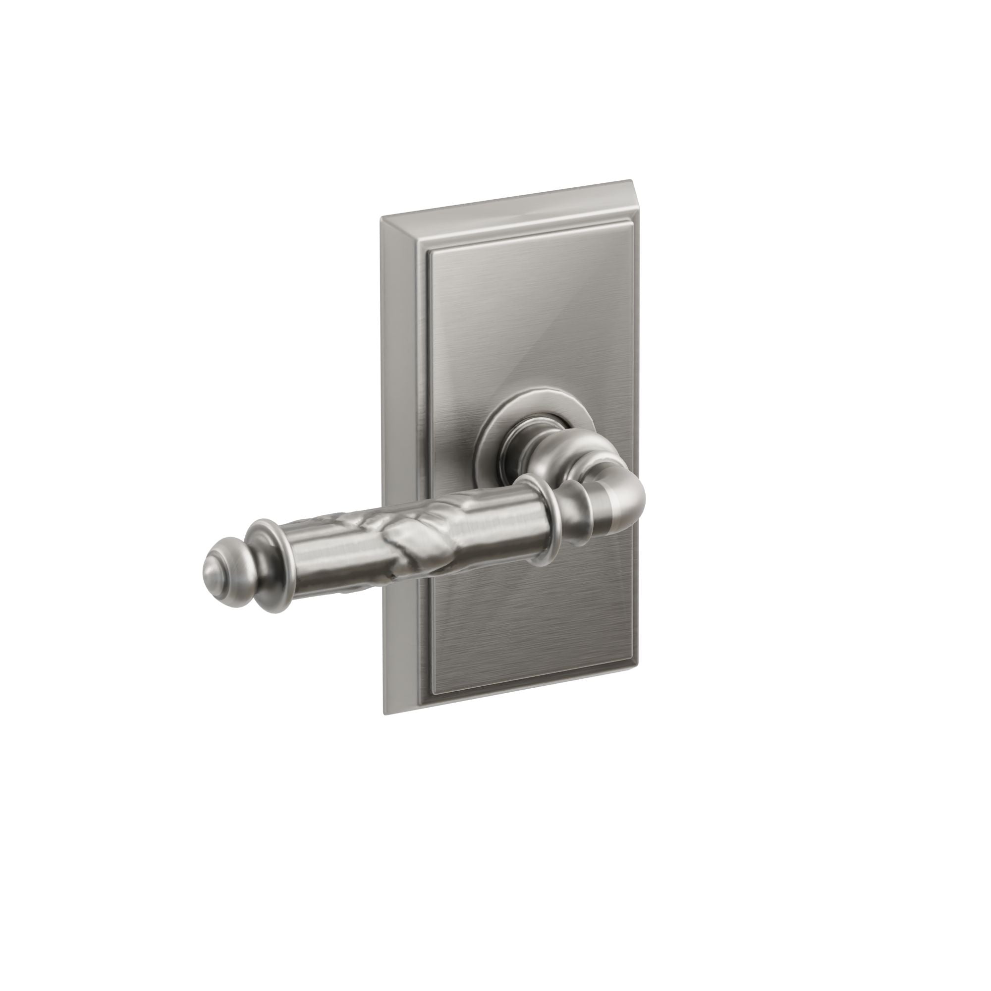 Emtek Ribbon & Reed Lever Set with Rectangular Rosette