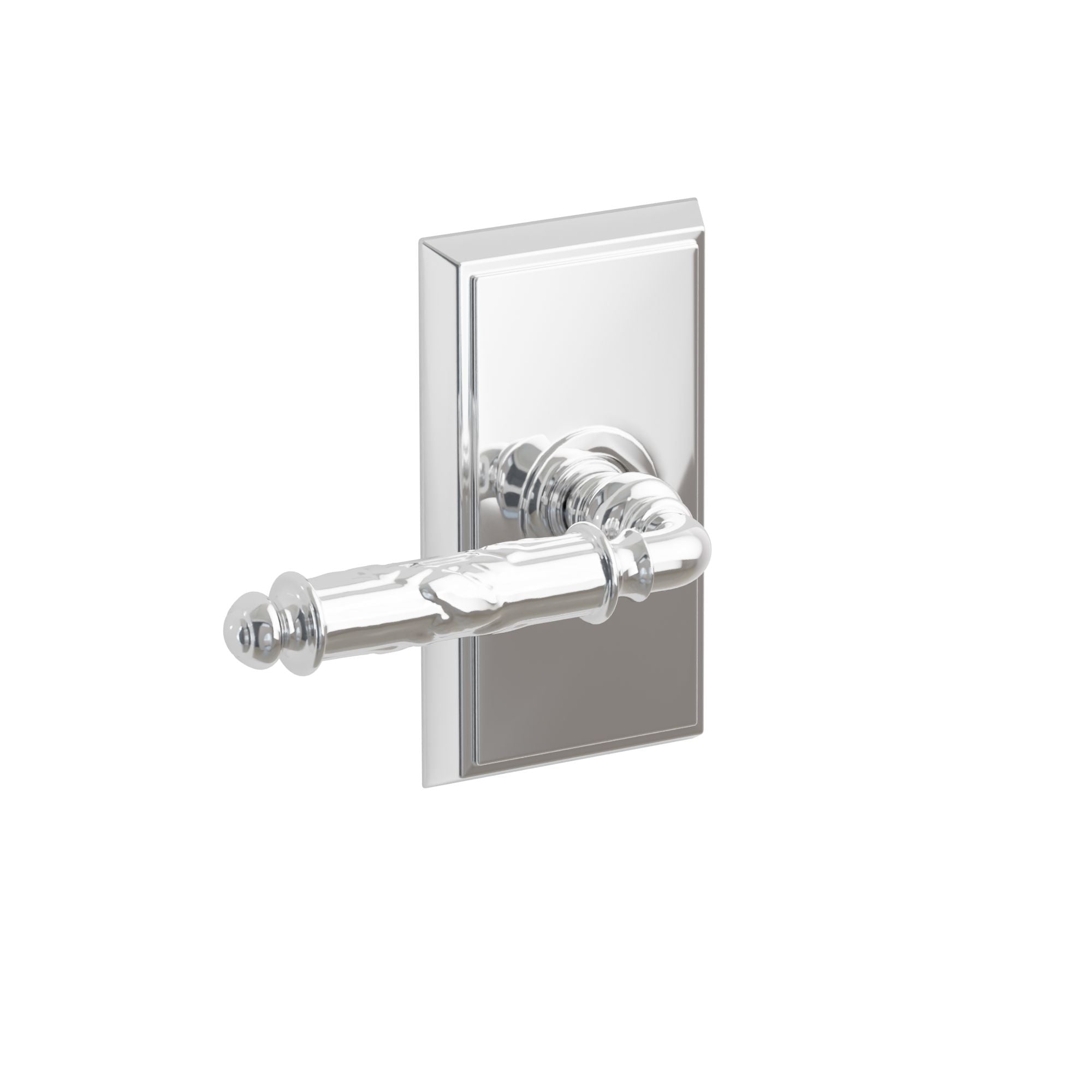 Emtek Ribbon & Reed Lever Set with Rectangular Rosette