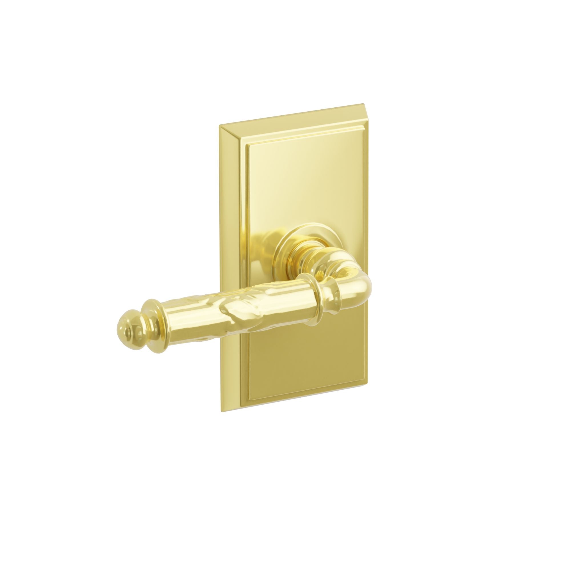 Emtek Poseidon Lever Set with Rectangular Rosette