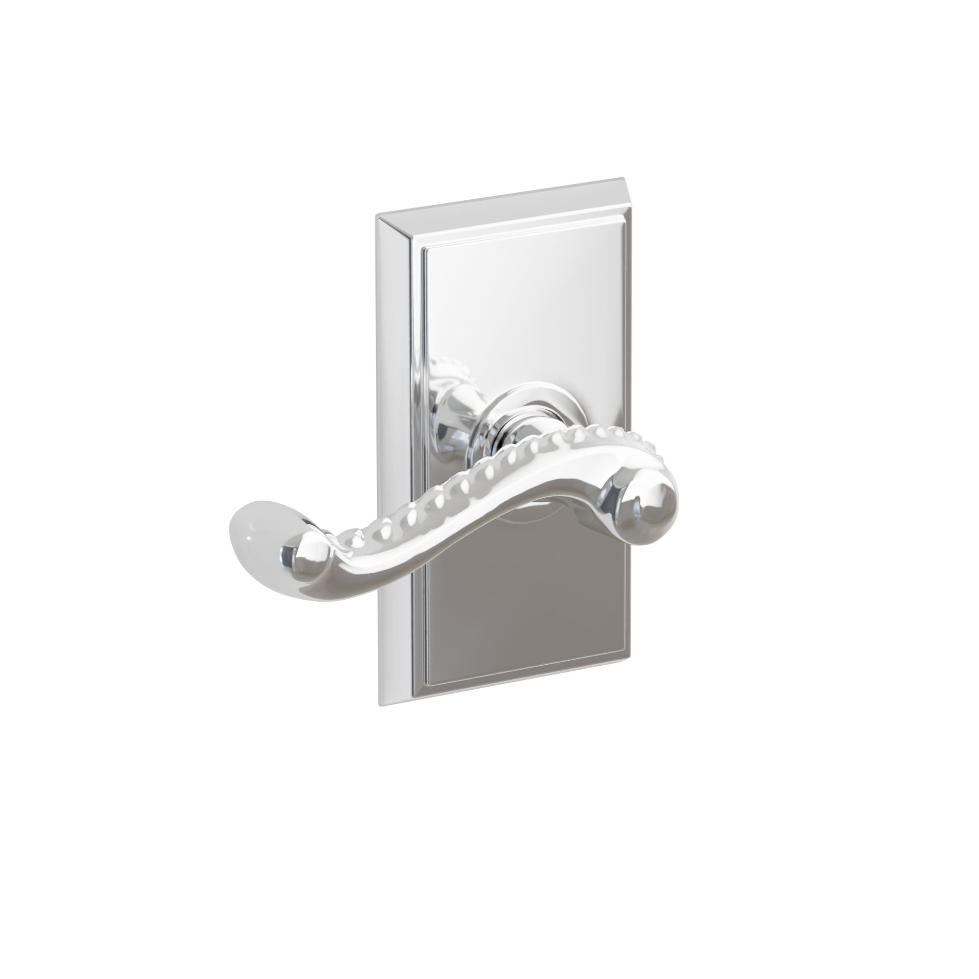 Emtek Rope Lever Set with Rectangular Rosette