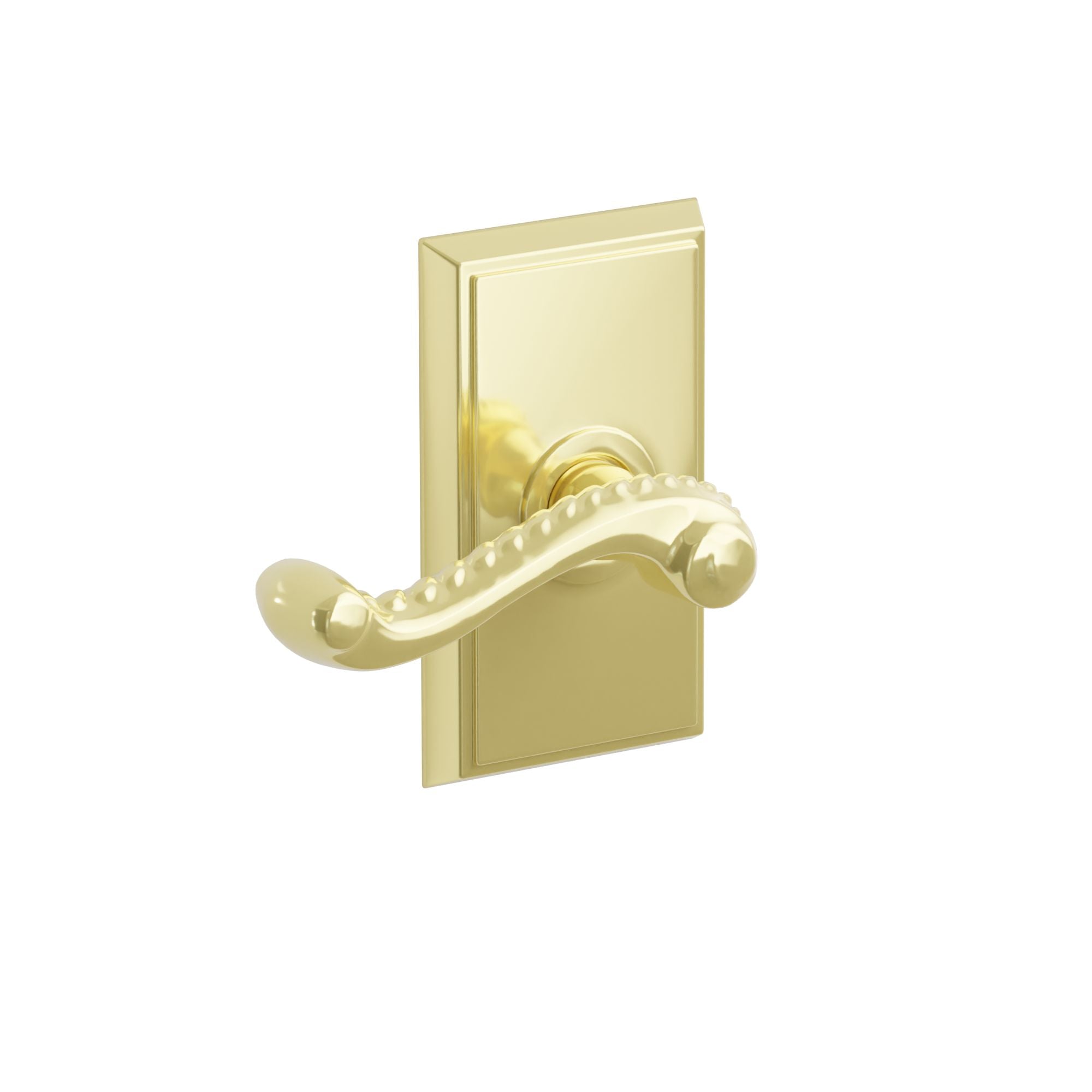 Emtek Rope Lever Set with Rectangular Rosette