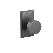 Emtek Round Knob Set with Rectangular Rosette