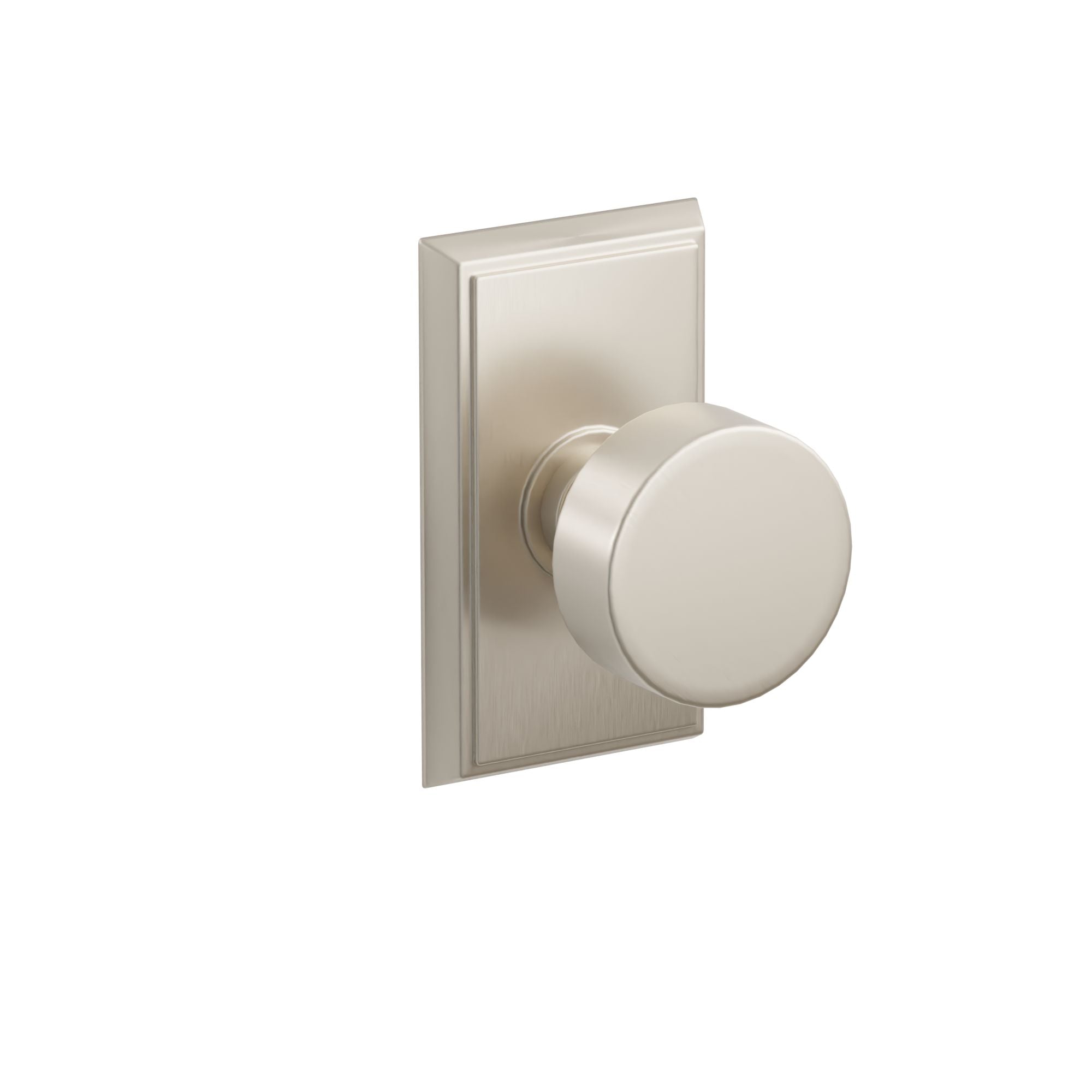 Emtek Round Knob Set with Rectangular Rosette