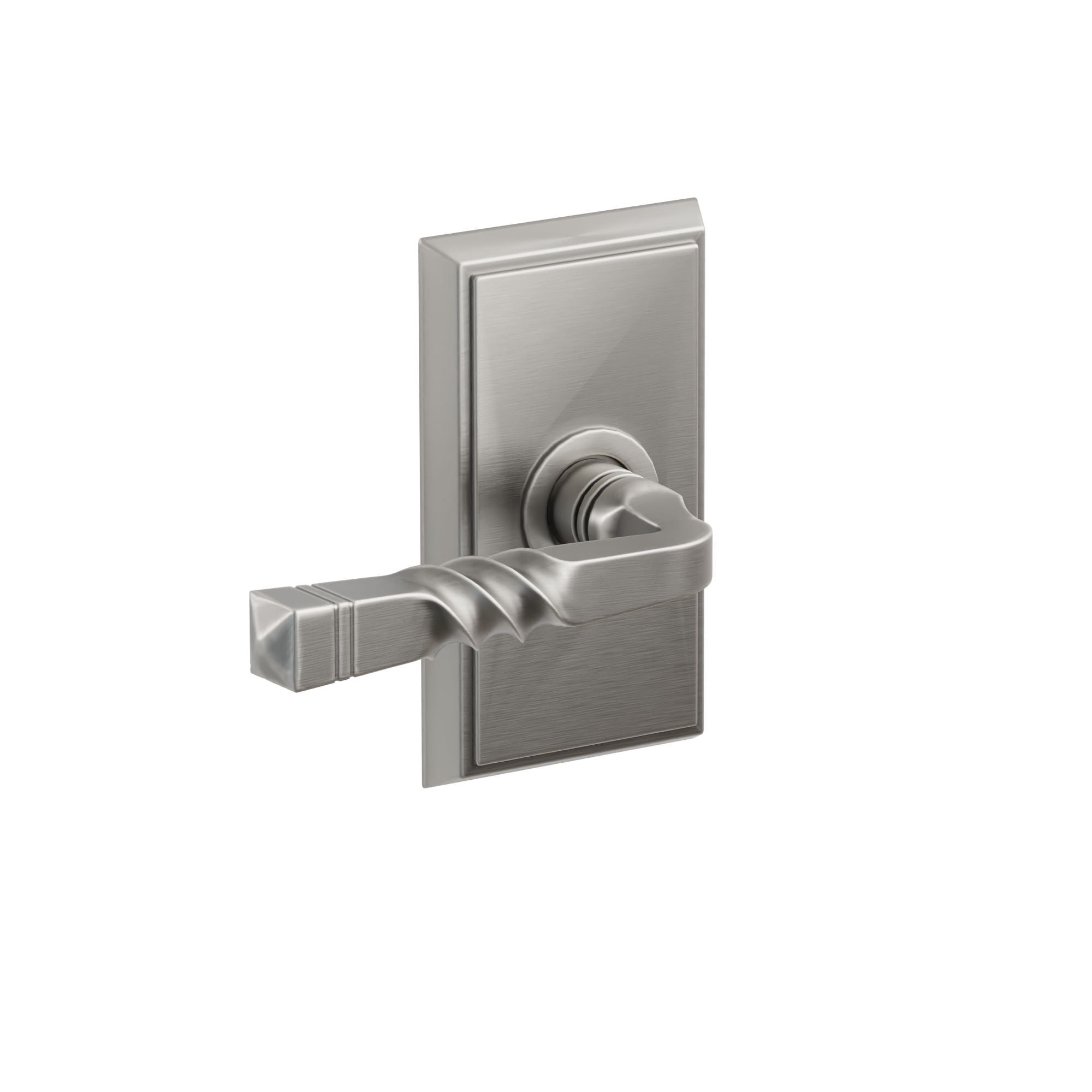 Emtek Concealed Fastener Santa Fe Lever Set With Rectangular Rosette