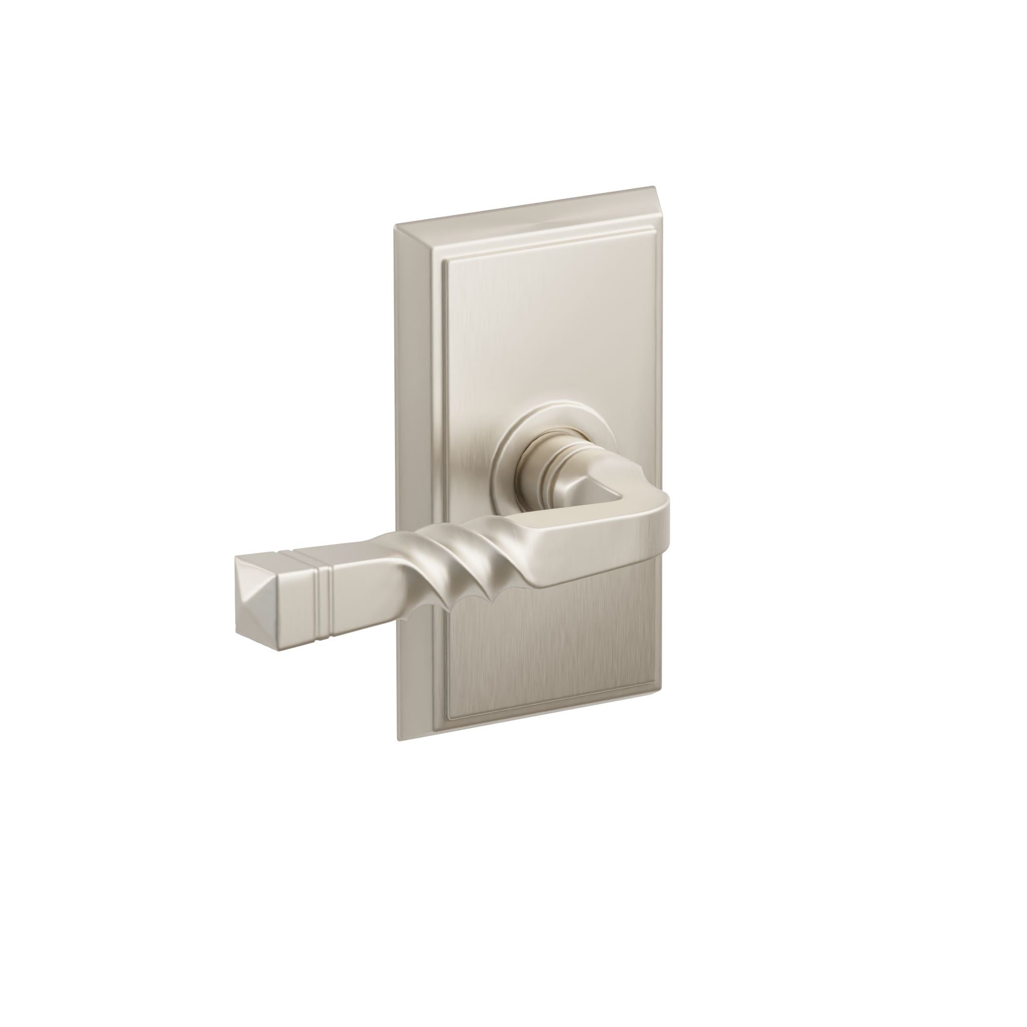Emtek Concealed Fastener Santa Fe Lever Set With Rectangular Rosette