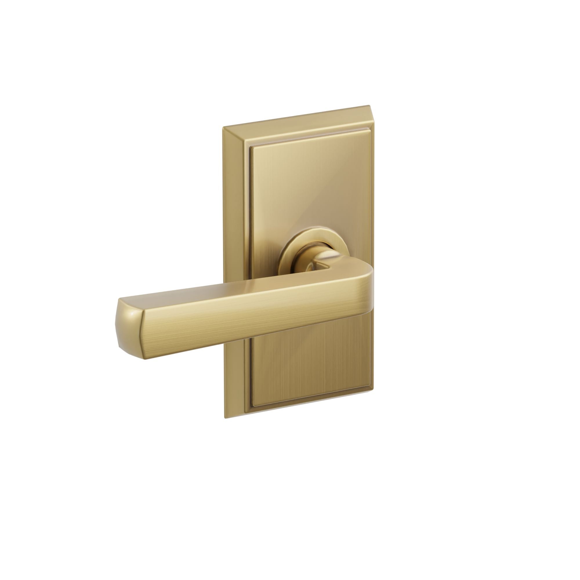 Emtek Santa Fe Lever Set with Rectangular Rosette