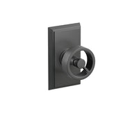 Emtek Concealed Fastener Spoke Knob Set With Rectangular Rosette